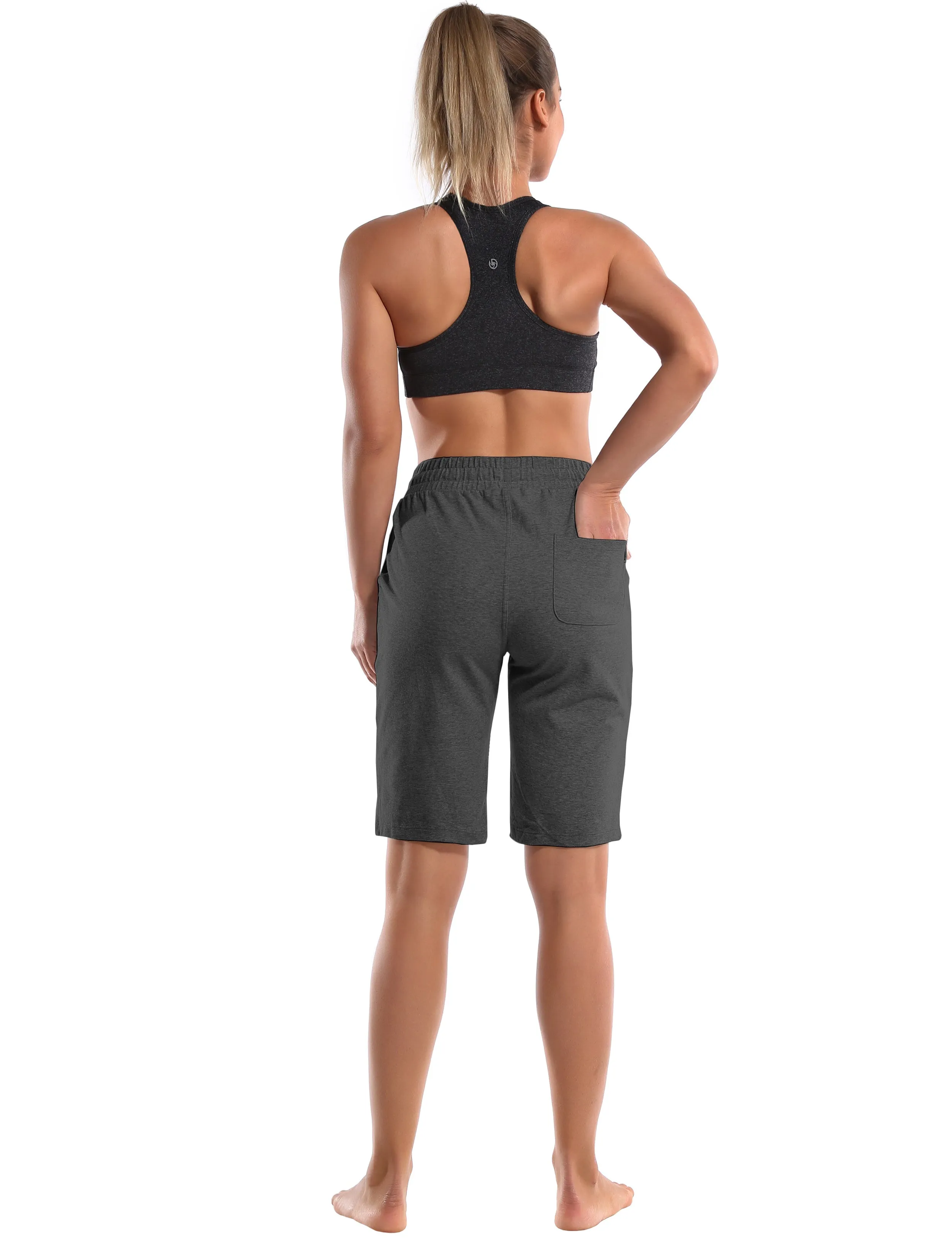 10" Joggers Shorts heathercharcoal_Biking