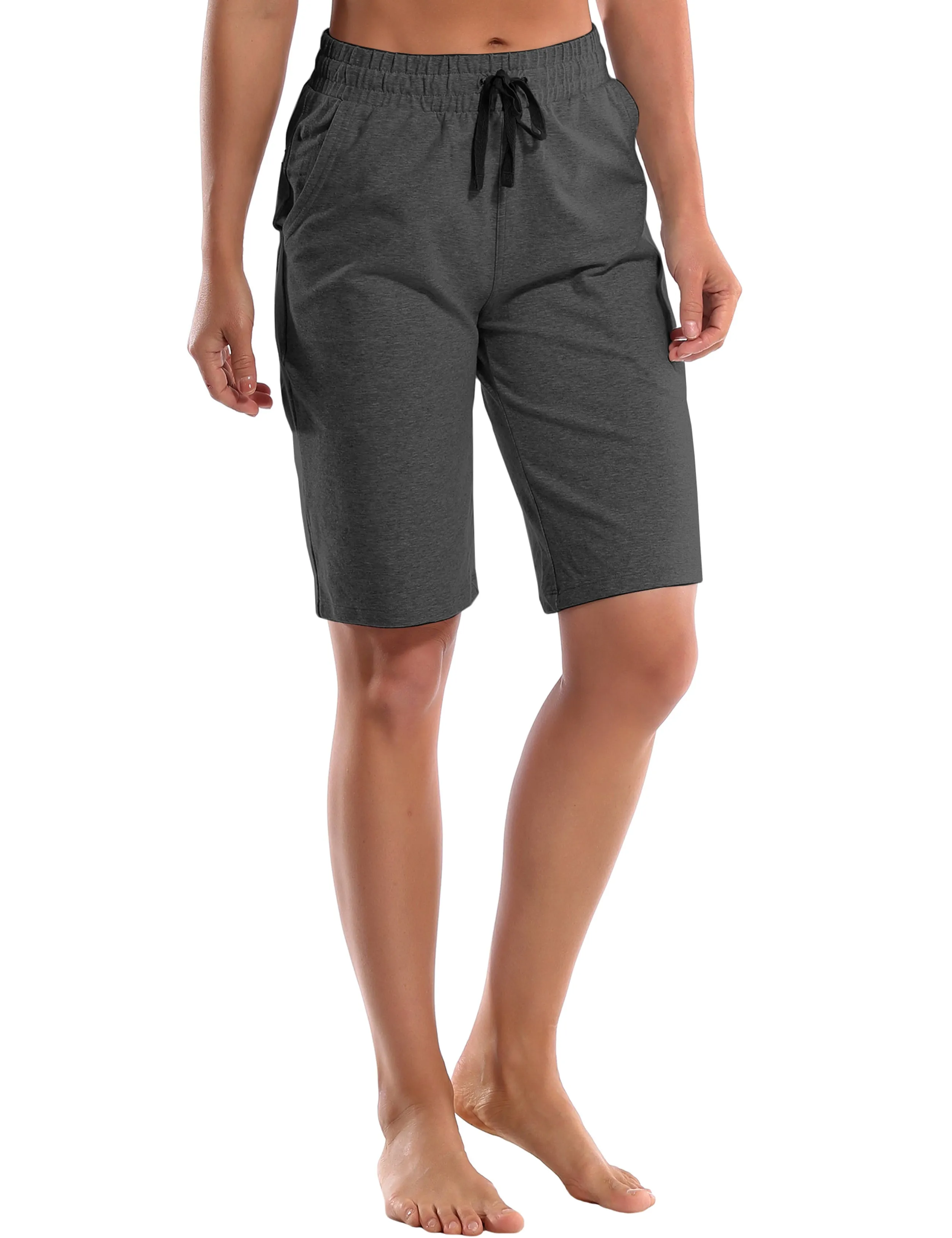 10" Joggers Shorts heathercharcoal_Biking