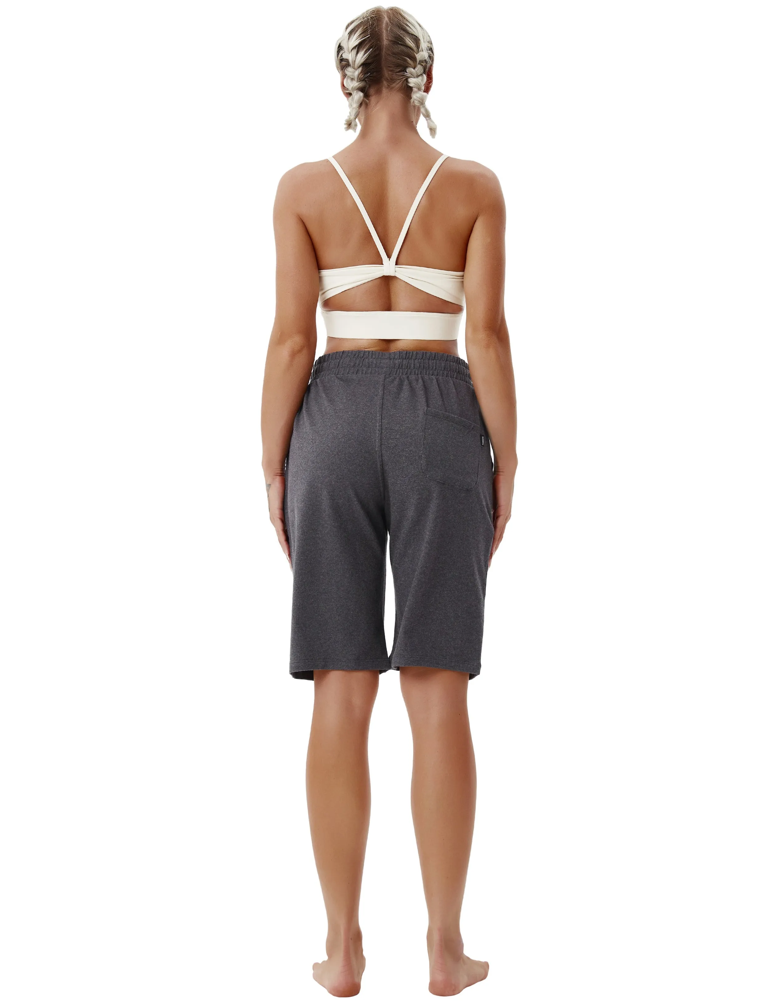 10" Joggers Shorts heathercharcoal_Biking