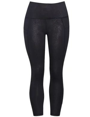 22" inseam 3D Printed Pilates Pants MAZE_Pilates