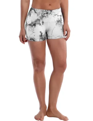 2.5" Printed Plus Size Shorts arabescato_Plus Size