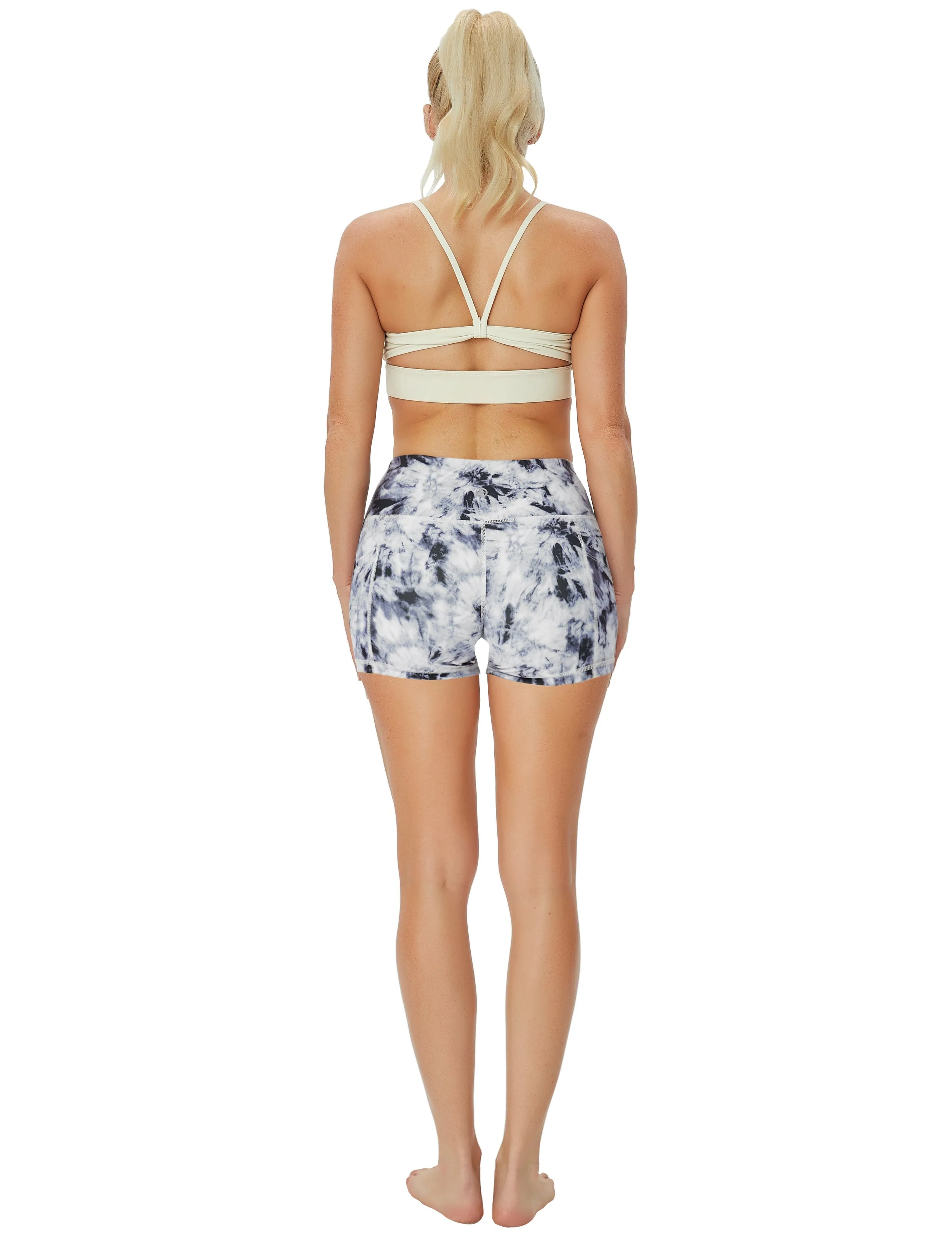 2.5" Printed Side Pockets Golf Shorts black dandelion_Golf