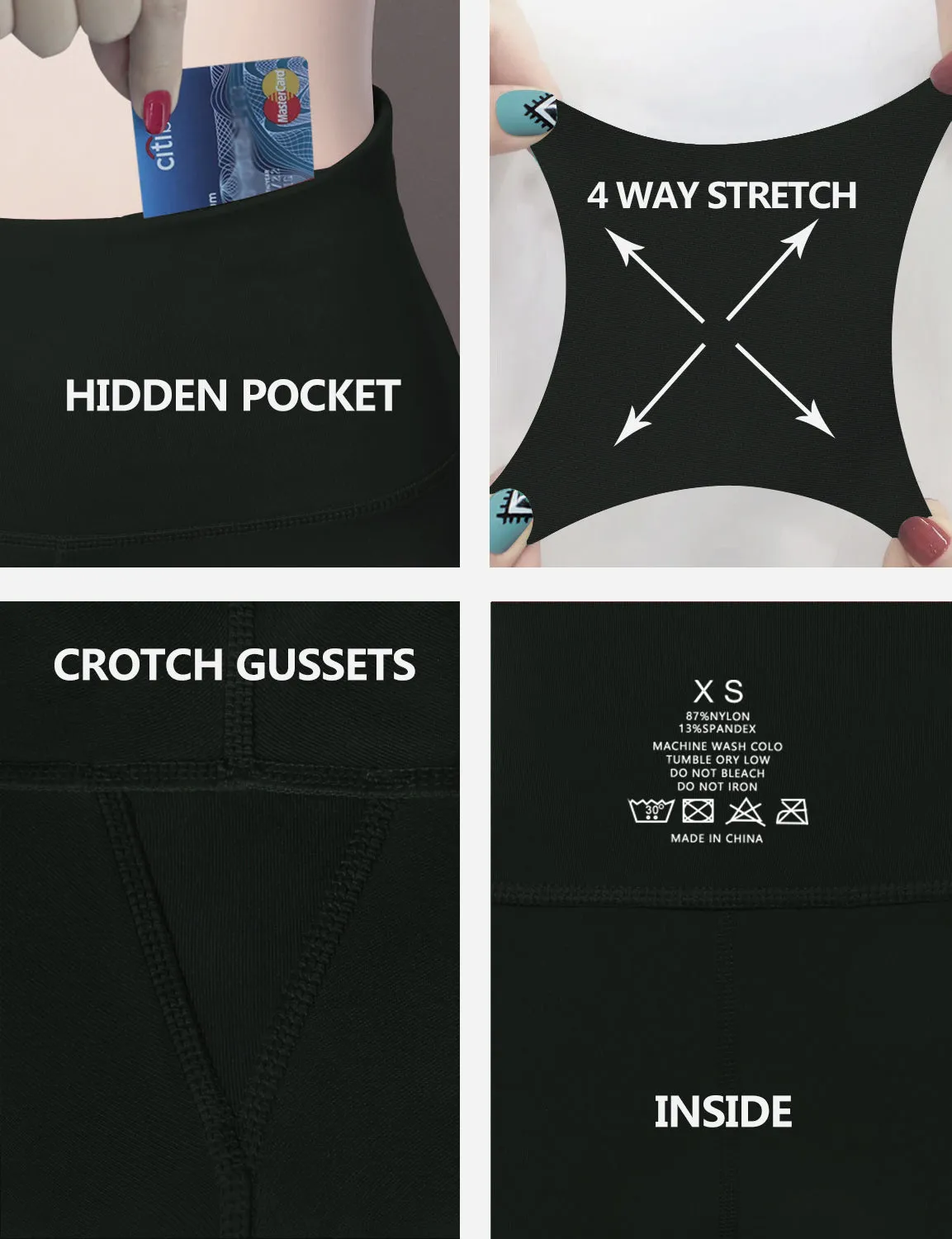 29" 31" 33" 35" 37"  Back Pockets Bootcut Leggings olivegray_Plus Size