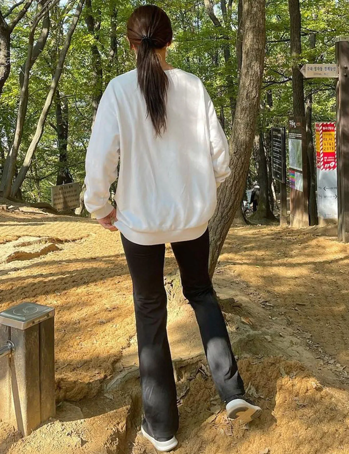 29" 31" 33" 35" 37" High Waist Bootcut Leggings Black ins_Gym