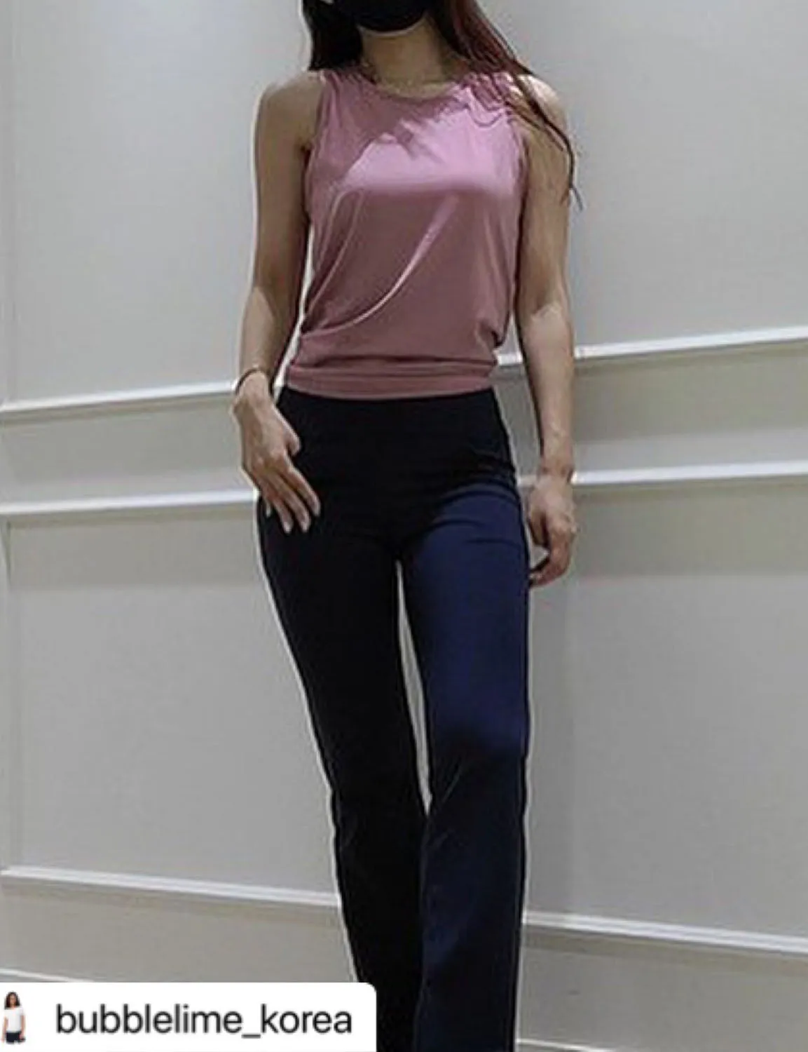 29" 31" 33" 35" 37" High Waist Bootcut Leggings Darknavy ins_yogastudio