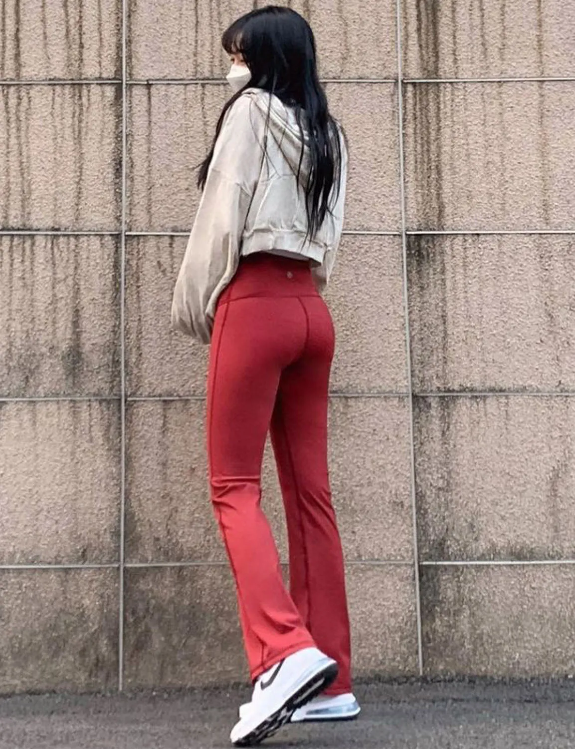 29" 31" 33" 35" 37" High Waist Bootcut Leggings Scarlet ins_Tall Size