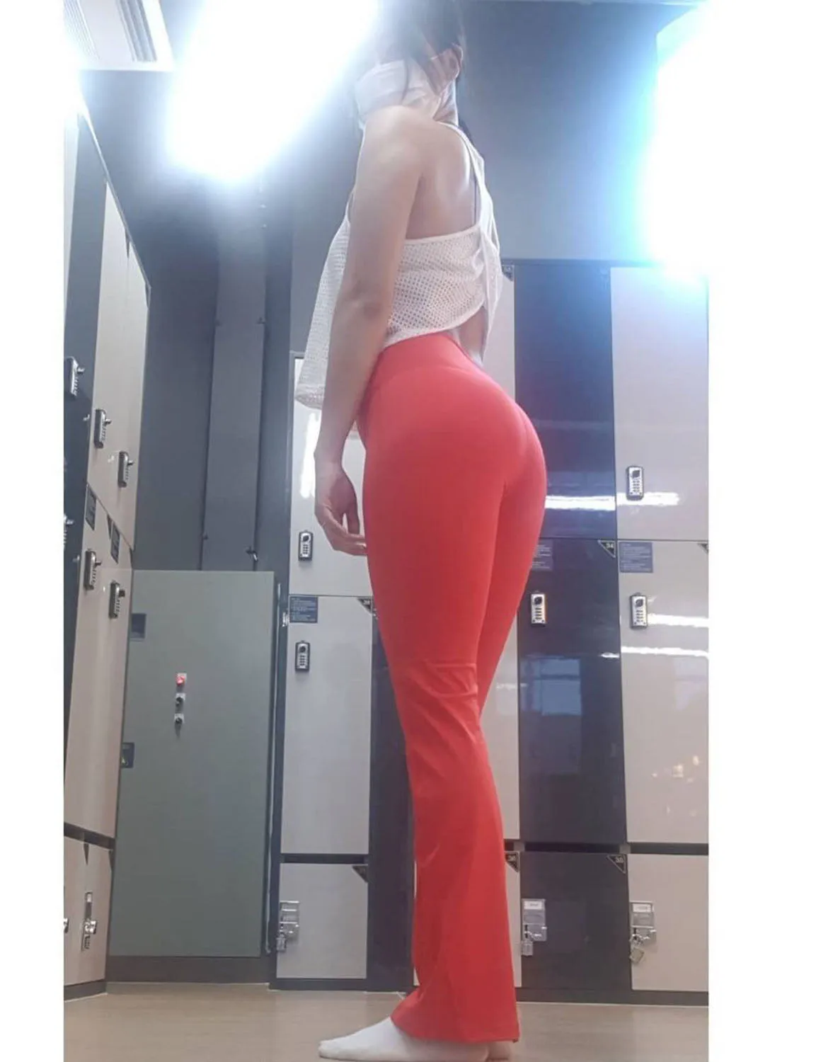 29" 31" 33" 35" 37" High Waist Bootcut Leggings Scarlet ins_Tall Size
