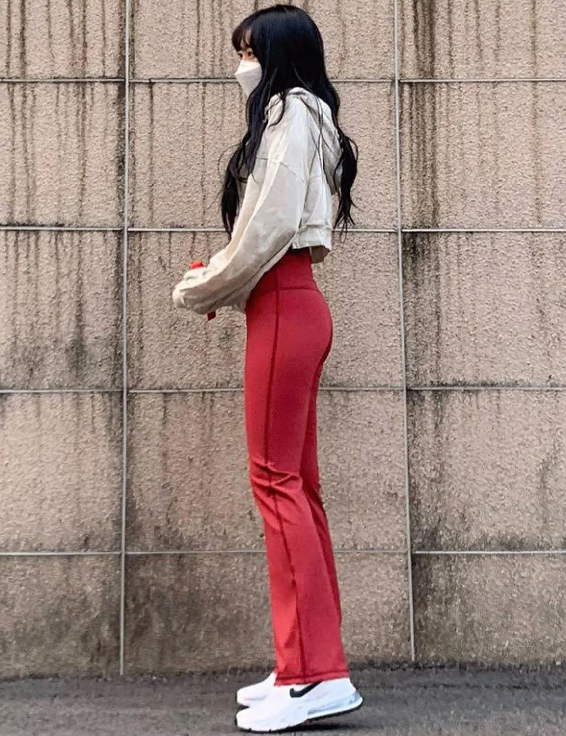 29" 31" 33" 35" 37" High Waist Bootcut Leggings Scarlet ins_Tall Size