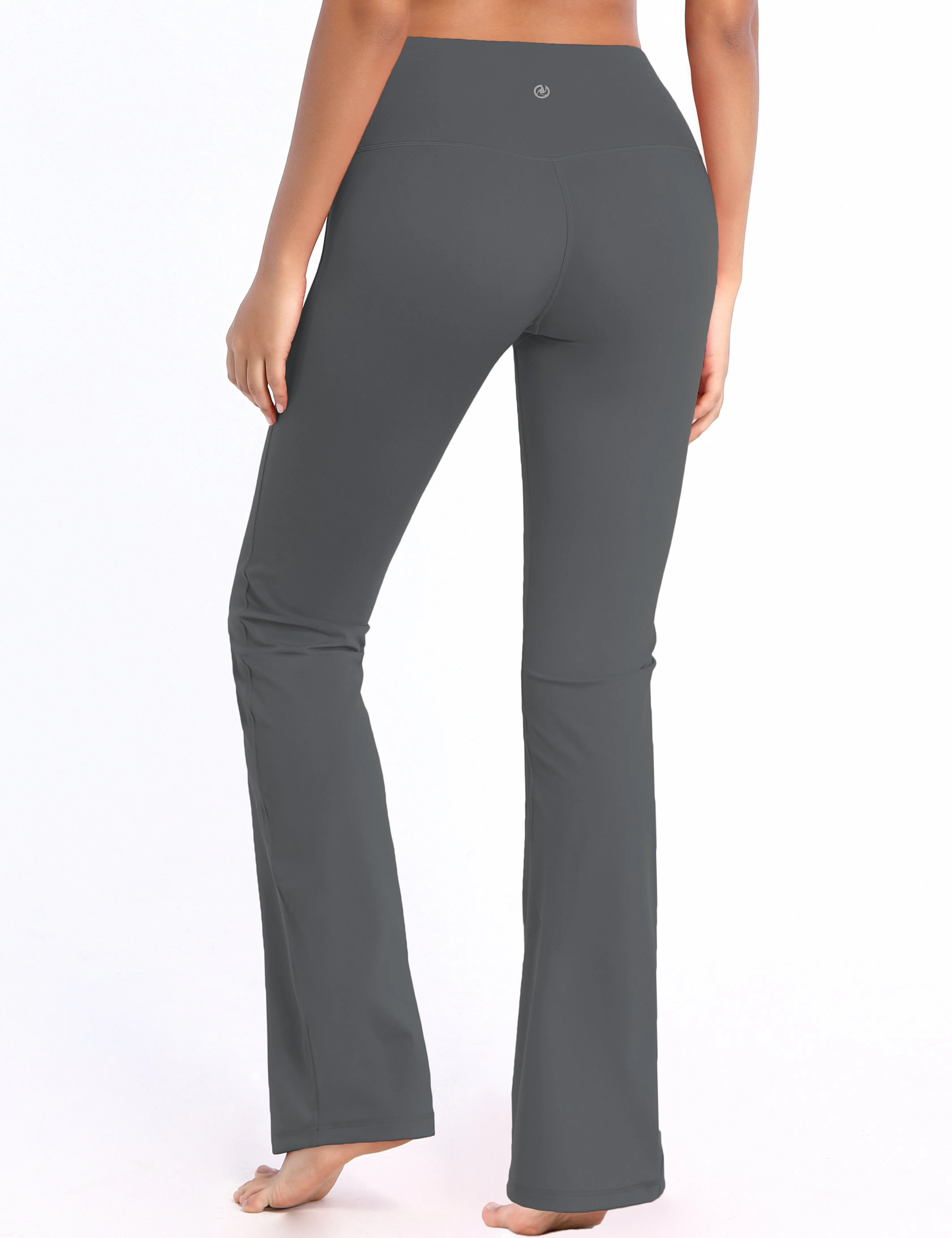 29" 31" 33" 35" 37" High Waist Bootcut Leggings Shadowcharcoal ins_Tall Size