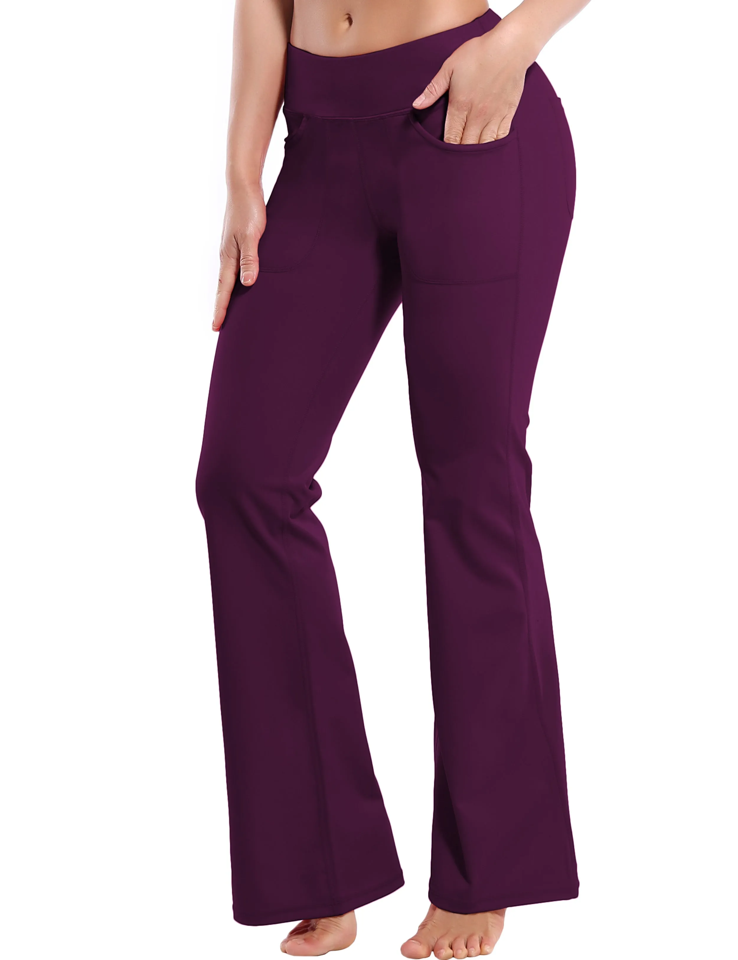 29" 31" 33" 35" Bootcut Leggings with Pockets grapevine_Biking