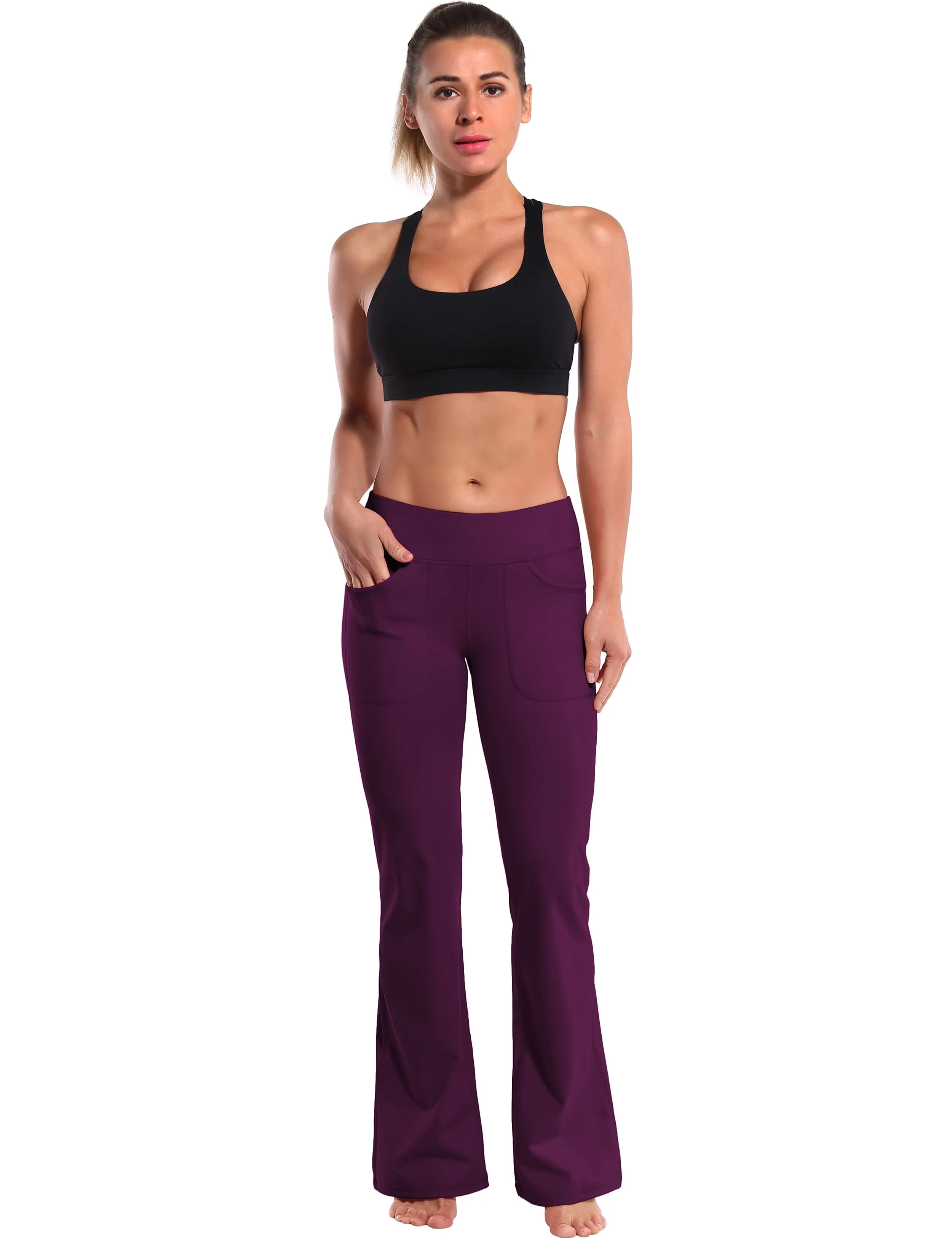29" 31" 33" 35" Bootcut Leggings with Pockets grapevine_Biking