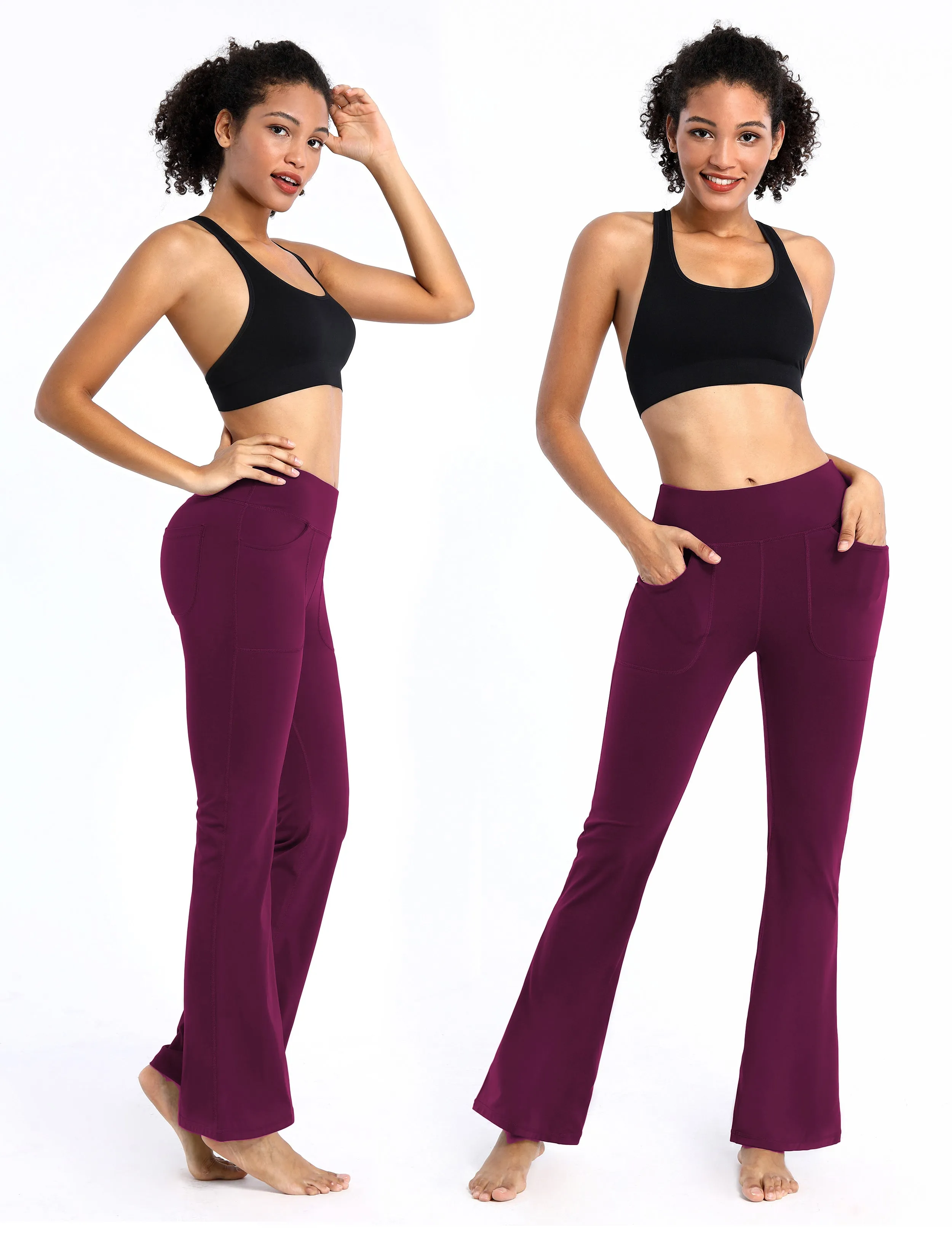 29" 31" 33" 35" Bootcut Leggings with Pockets grapevine_Biking