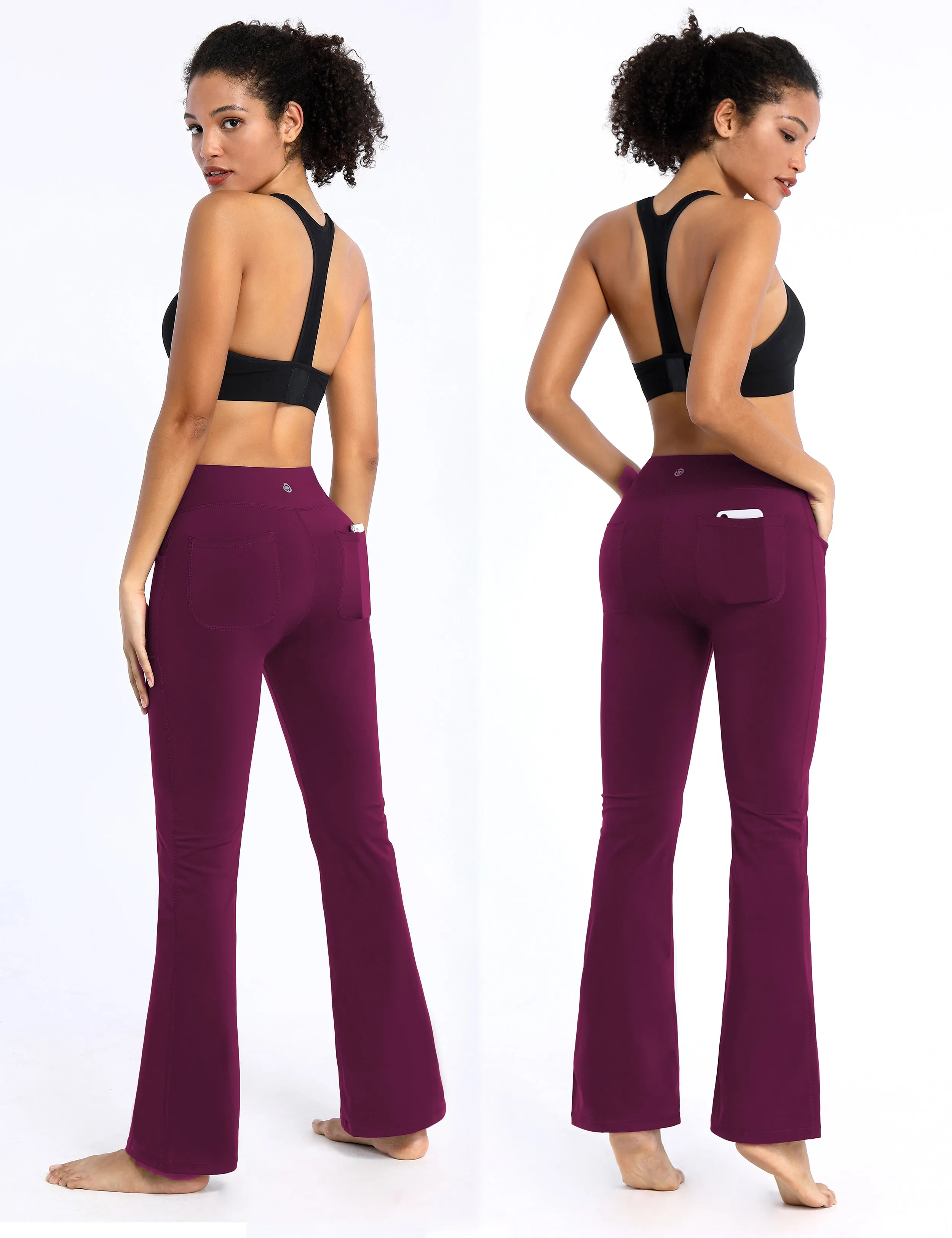 29" 31" 33" 35" Bootcut Leggings with Pockets grapevine_Gym