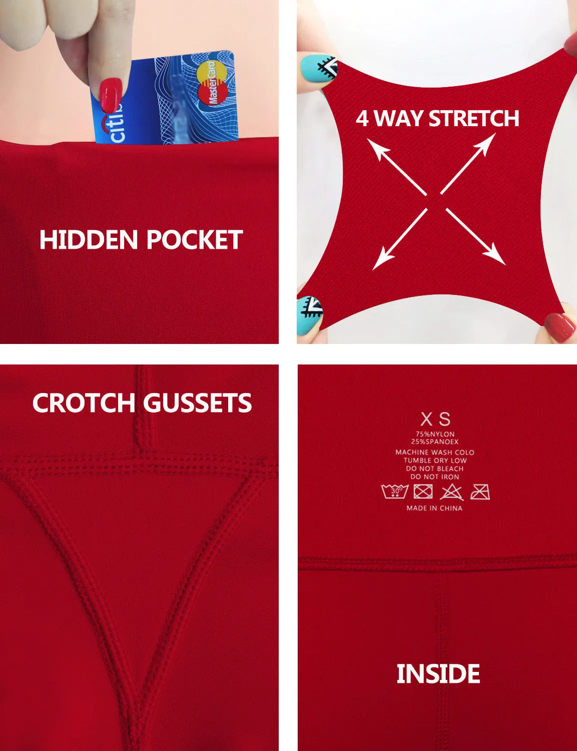29" 31" 33" 35" Bootcut Leggings with Pockets scarlet_yogastudio