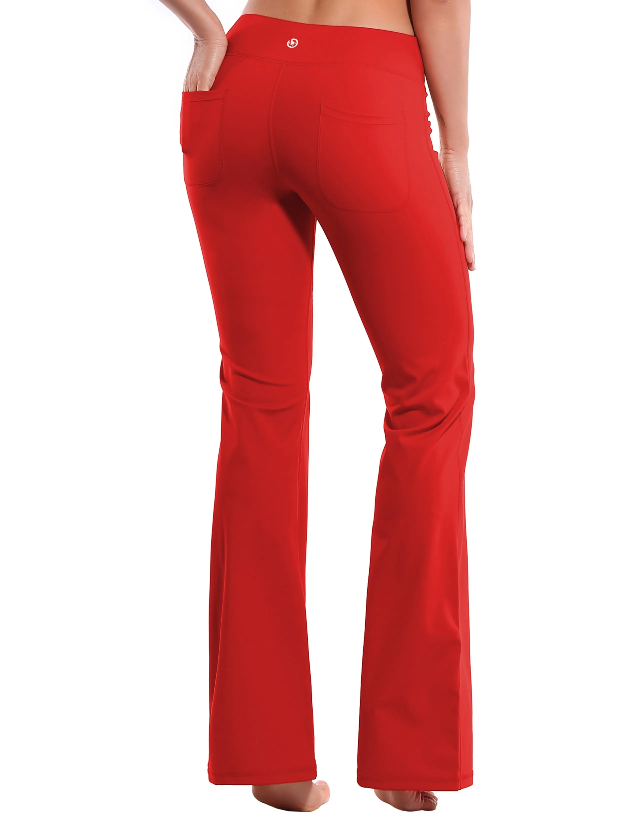 29" 31" 33" 35" Bootcut Leggings with Pockets scarlet_yogastudio