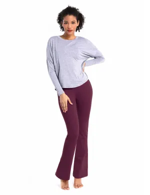 29" 31" 33" 35" Cotton Nylon Bootcut Leggings grapevine_Gym