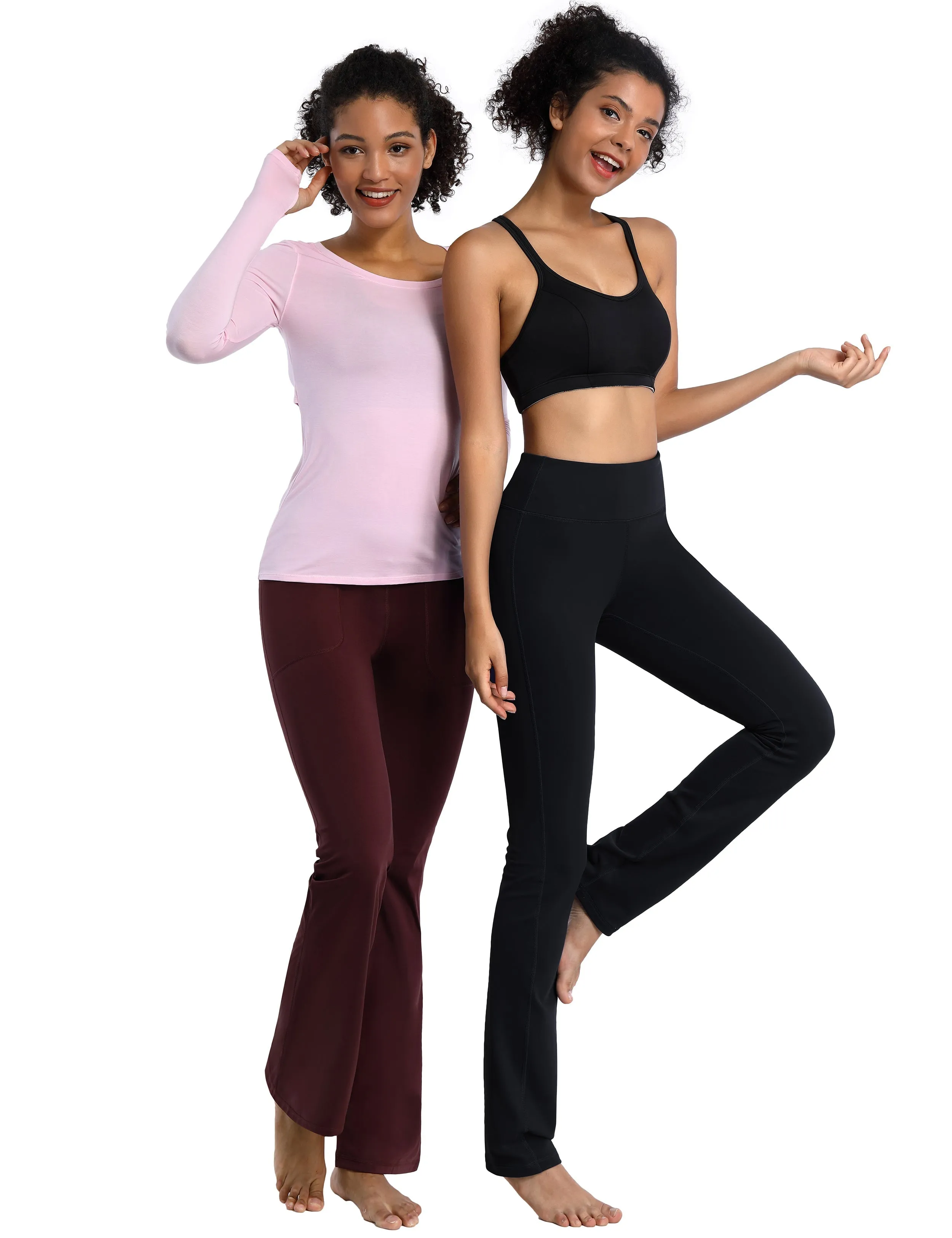 29" 31" 33" 35" Straight Leg Leggings black ins_Tall Size