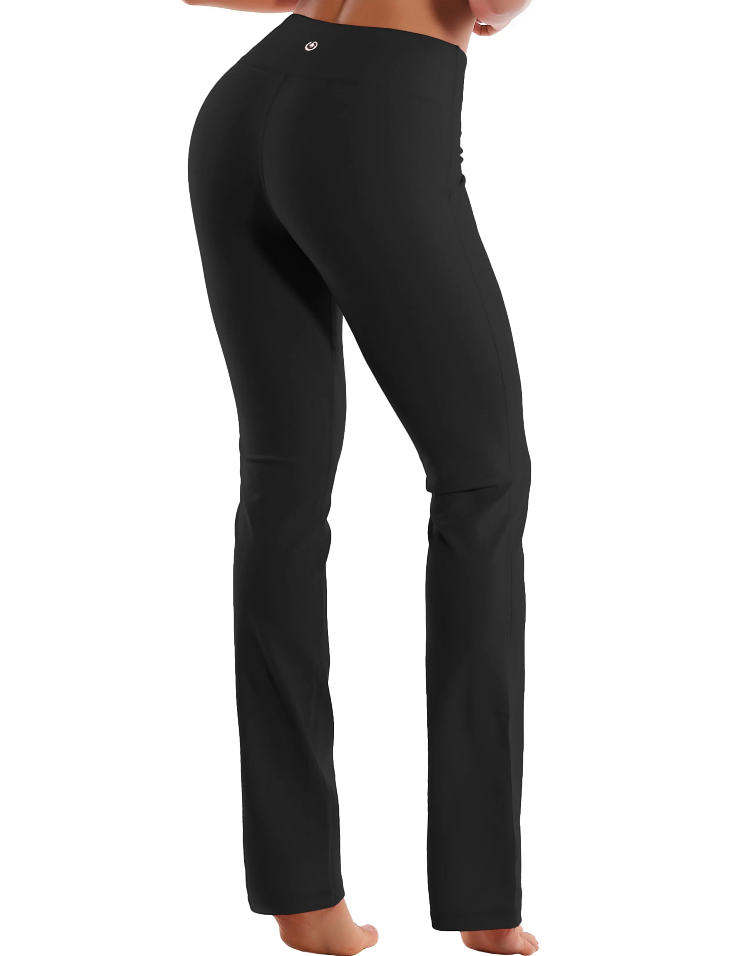 29" 31" 33" 35" Straight Leg Leggings black_yogastudio