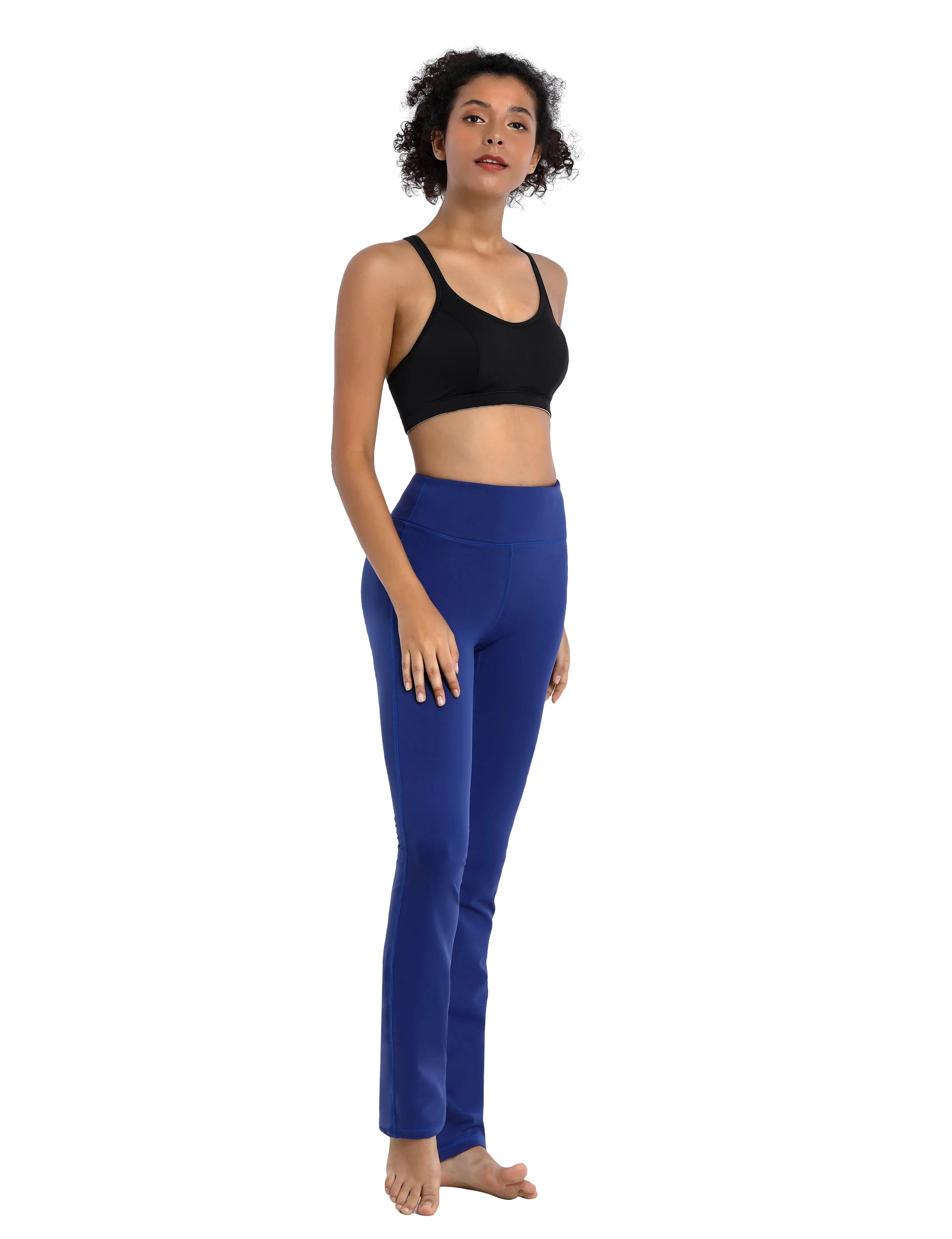 29" 31" 33" 35" Straight Leg Leggings navy_yogastudio