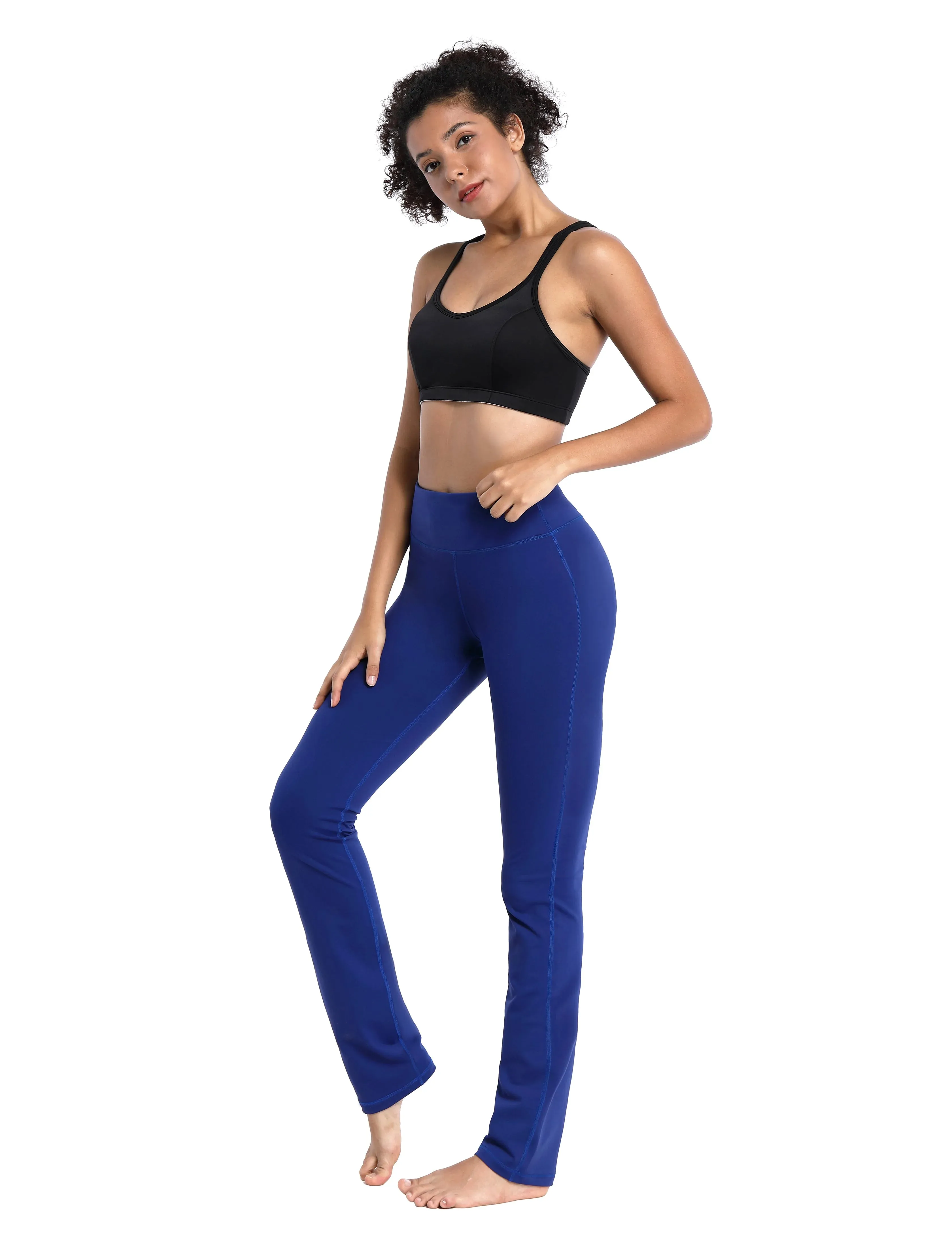 29" 31" 33" 35" Straight Leg Leggings navy_yogastudio