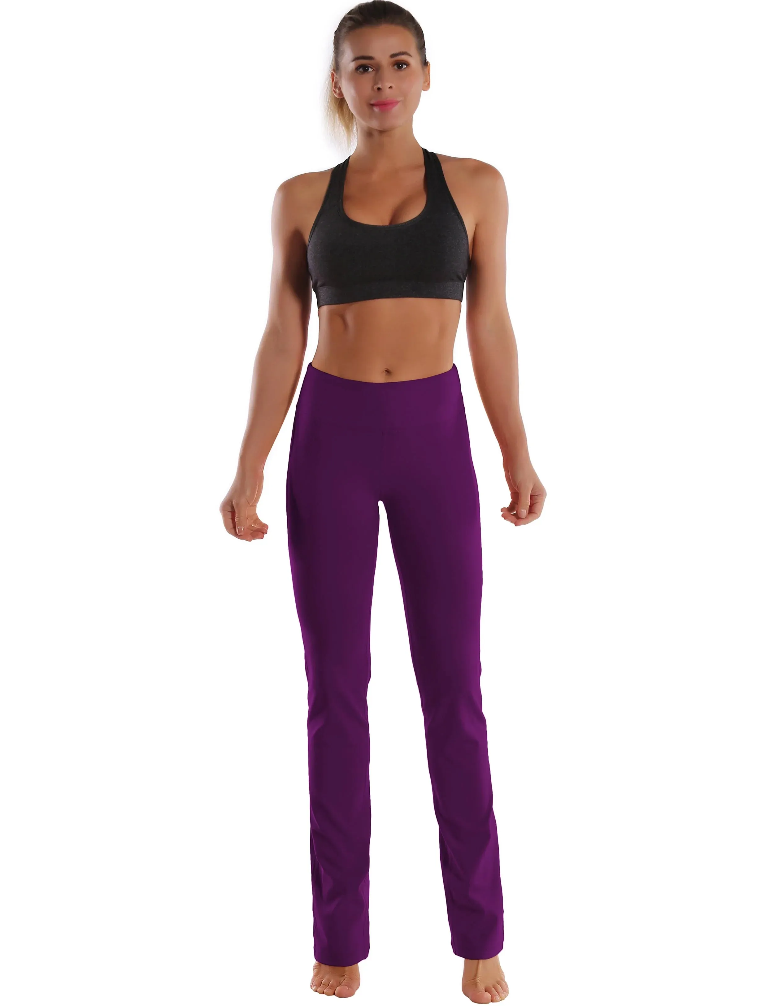 29" 31" 33" 35" Straight Leg Leggings plum_yogastudio