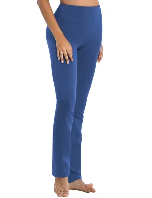 29" 31" 33" 35" Straight Leg Leggings purplishblue_Plus Size