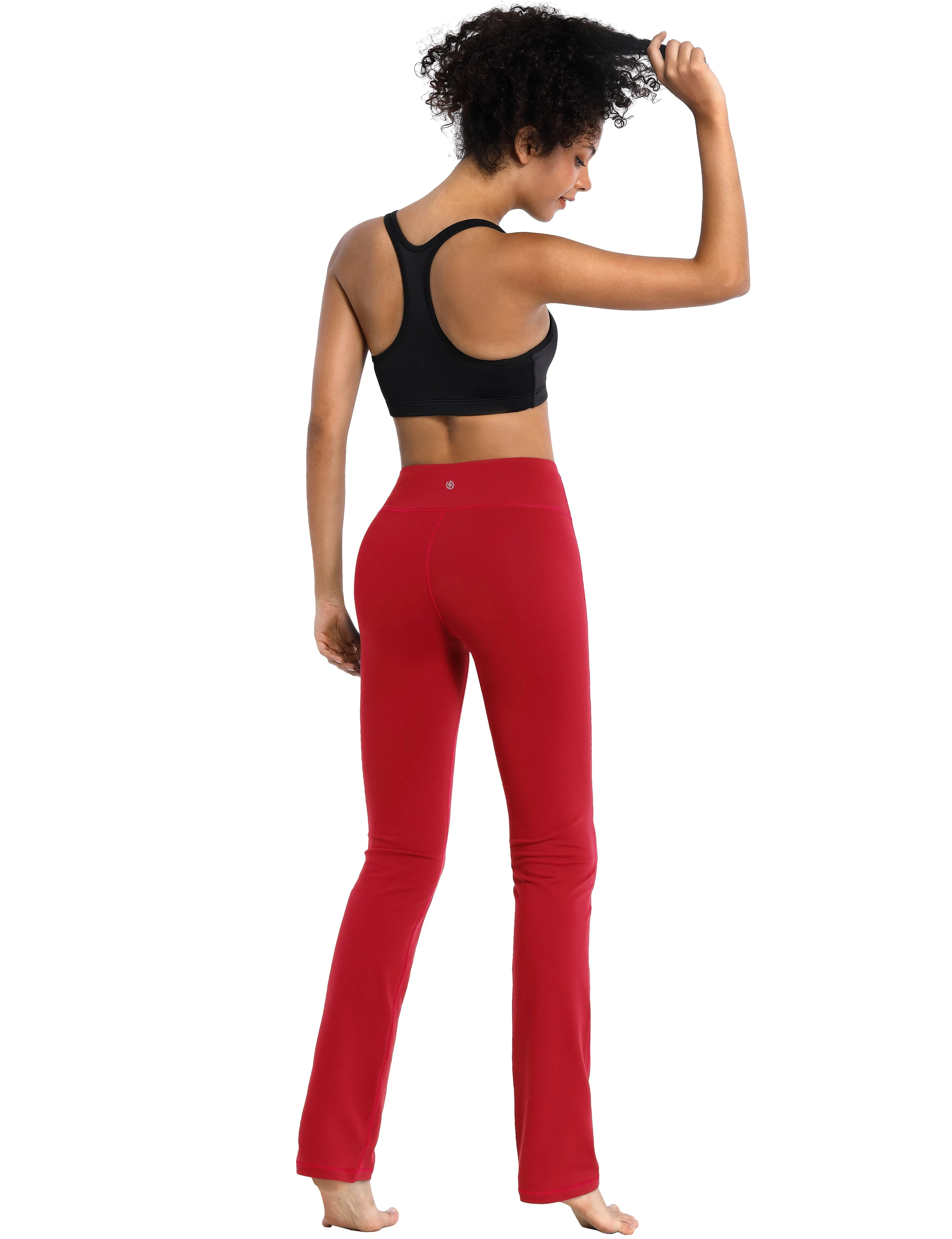 29" 31" 33" 35" Straight Leg Leggings scarlet_Tall Size