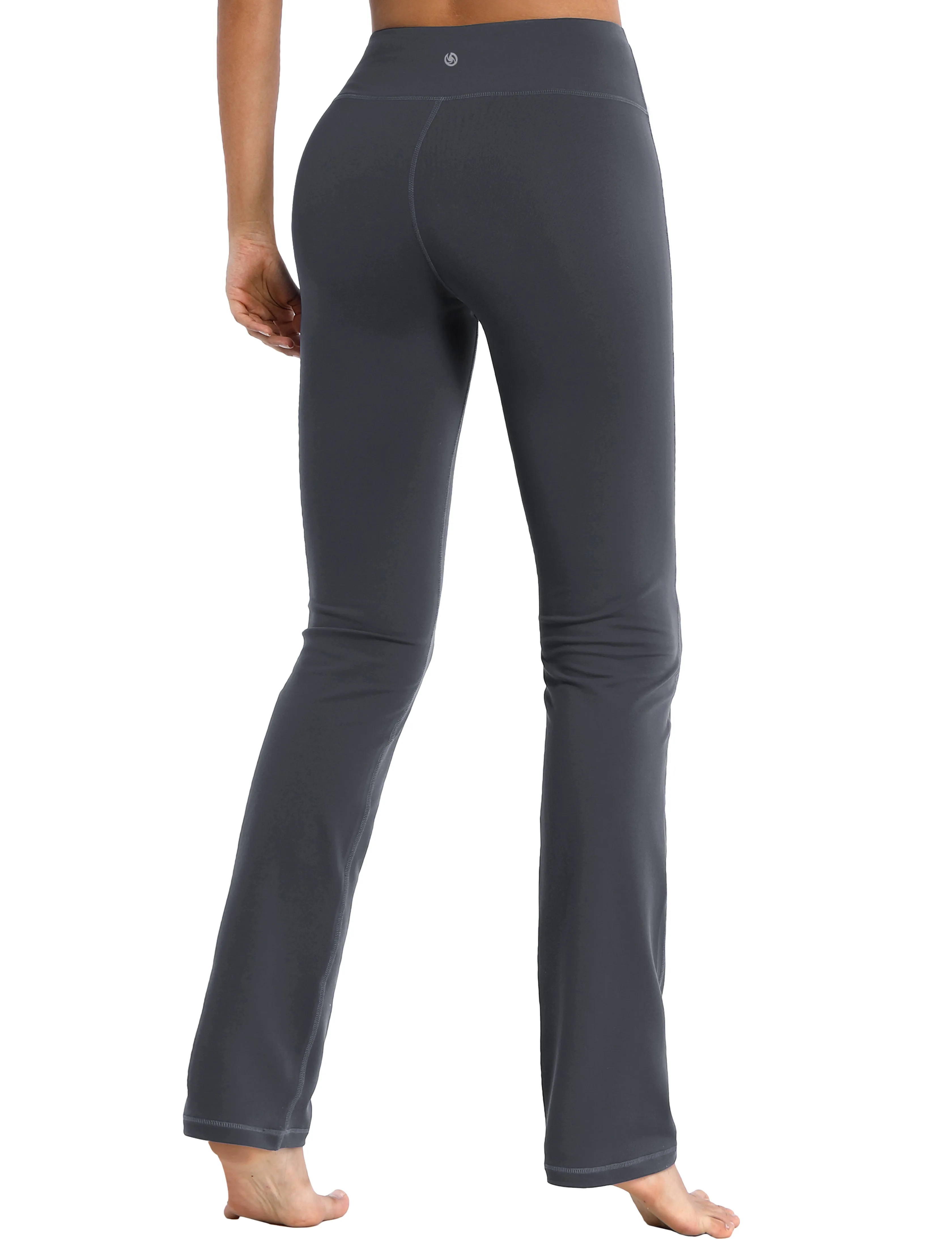 29" 31" 33" 35" Straight Leg Leggings shadowcharcoal_Biking