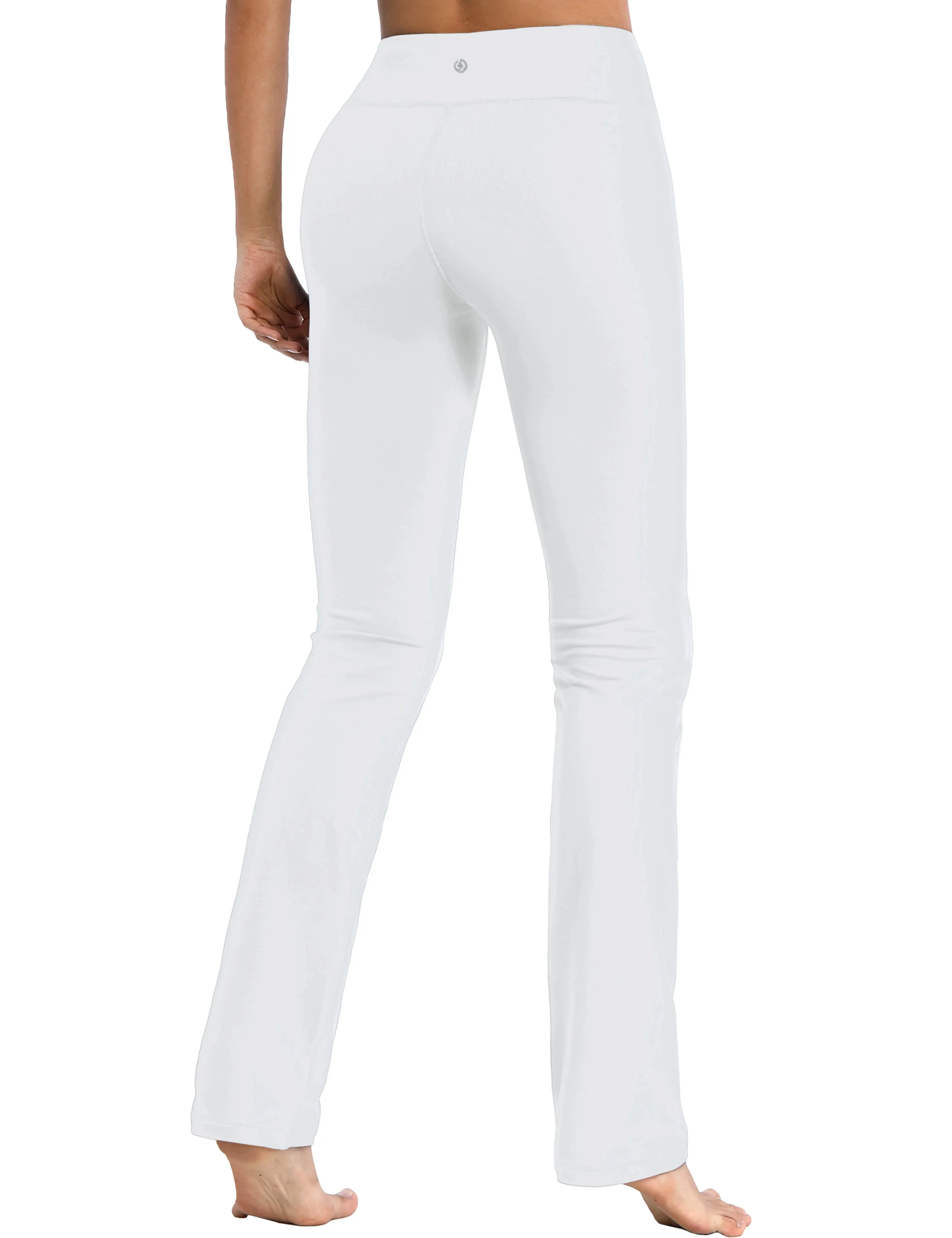 29" 31" 33" 35" Straight Leg Leggings white_yogastudio