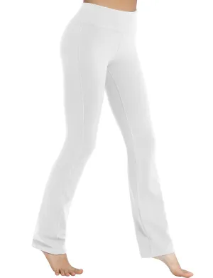 29" 31" 33" 35" Straight Leg Leggings white_yogastudio
