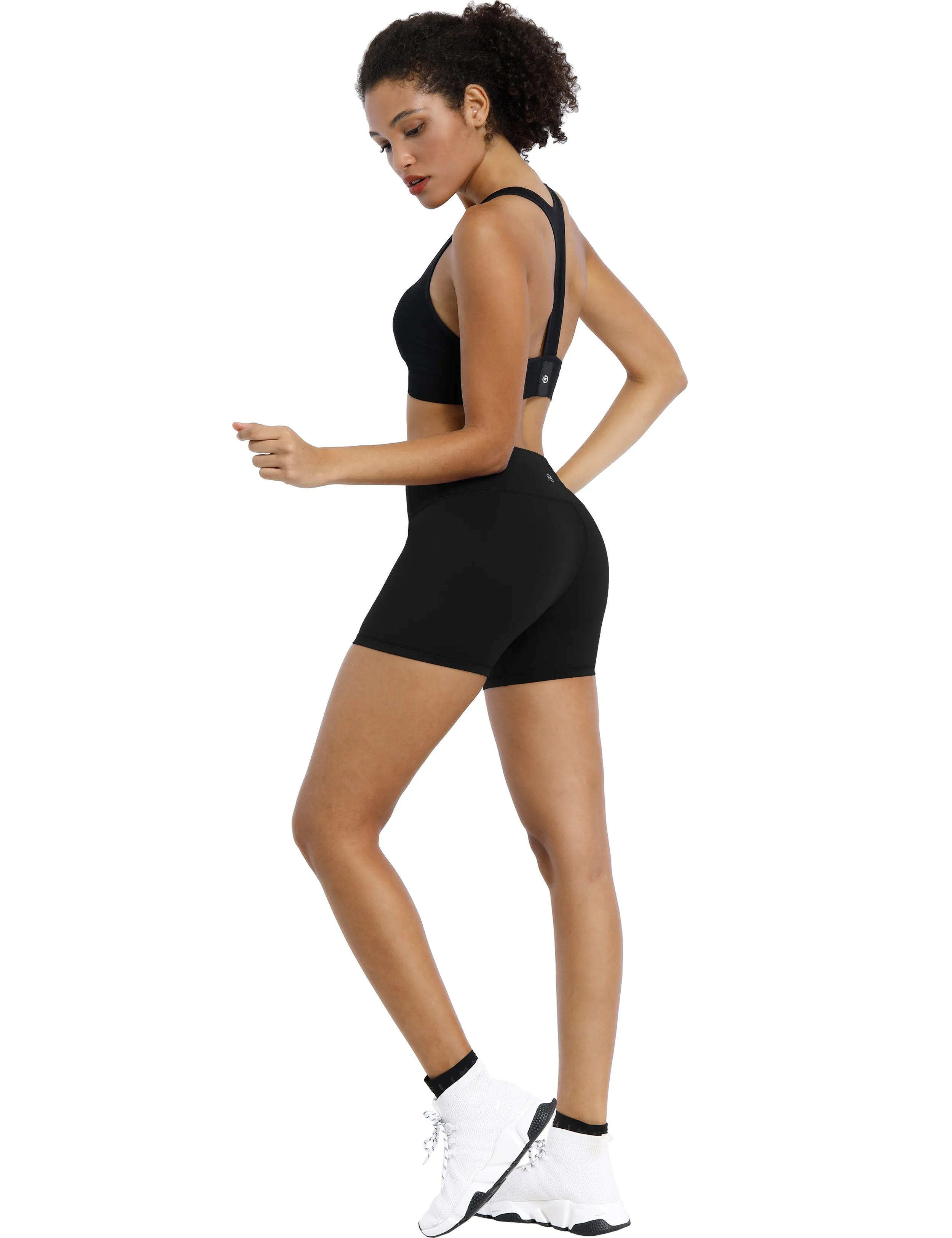 4" Plus Size Shorts black_Plus Size