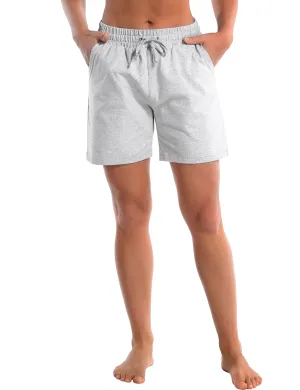 5" Joggers Shorts heathergray_Pilates