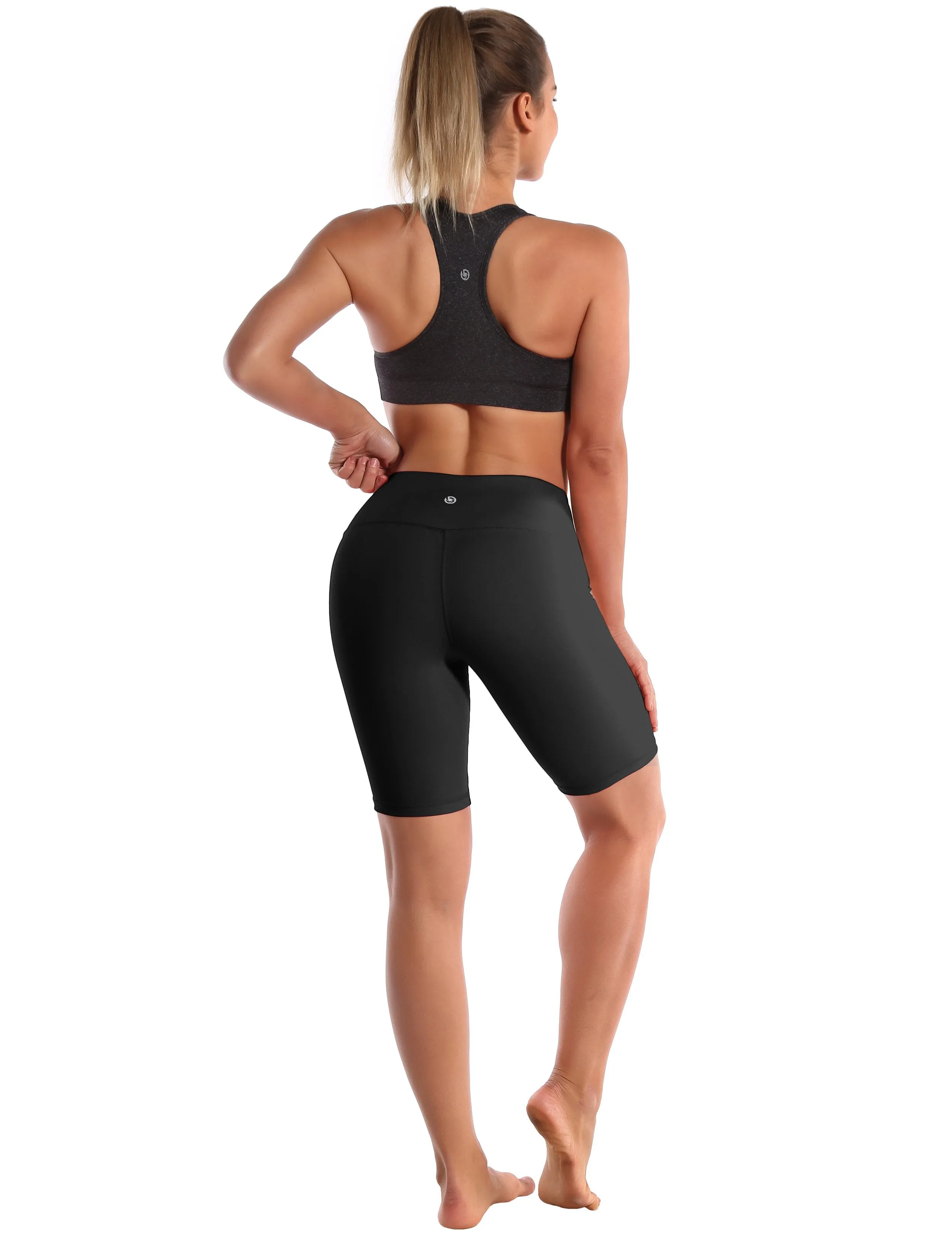 8" High Waist Jogging Shorts black ins_Jogging