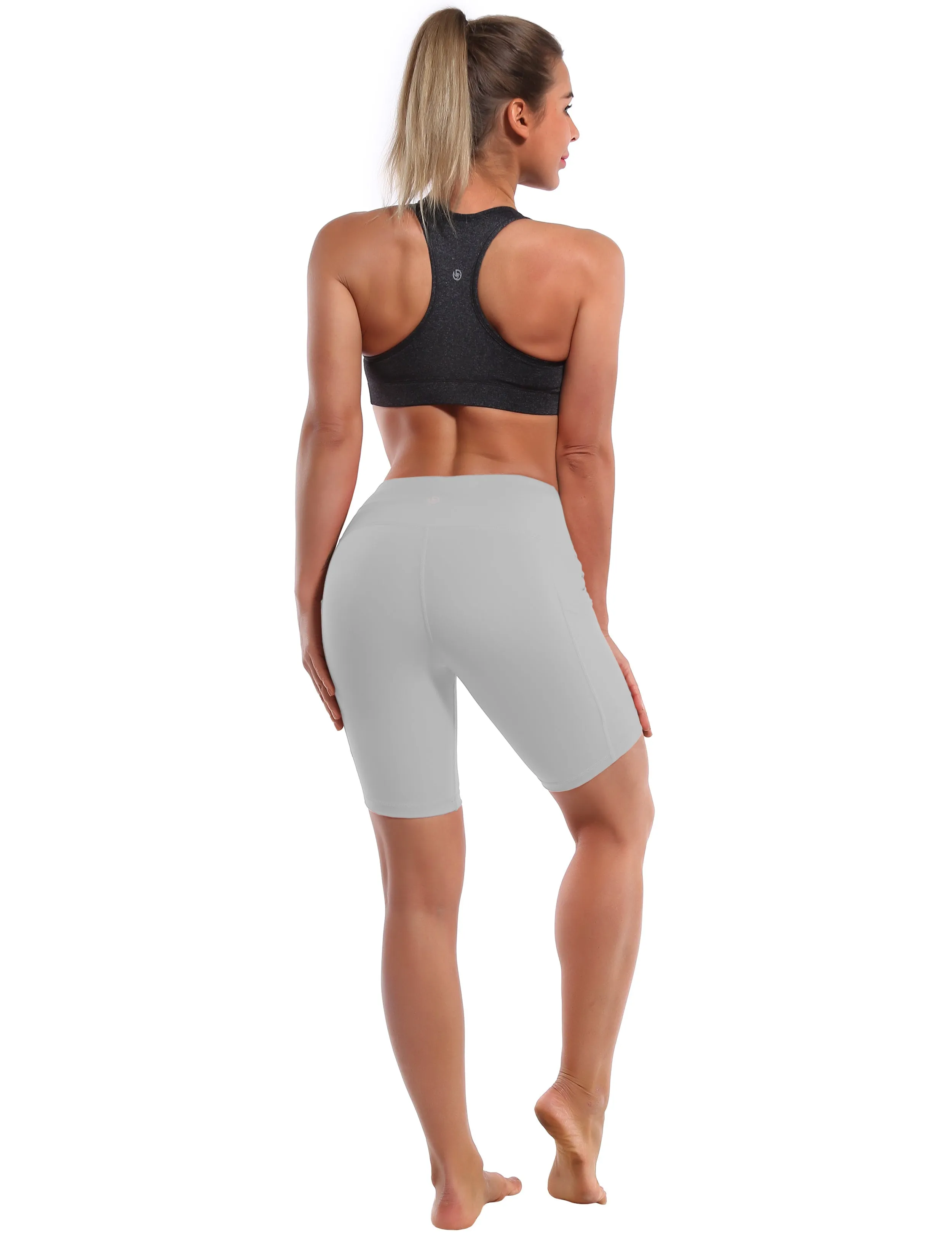 8" Side Pockets Golf Shorts lightgray_Golf