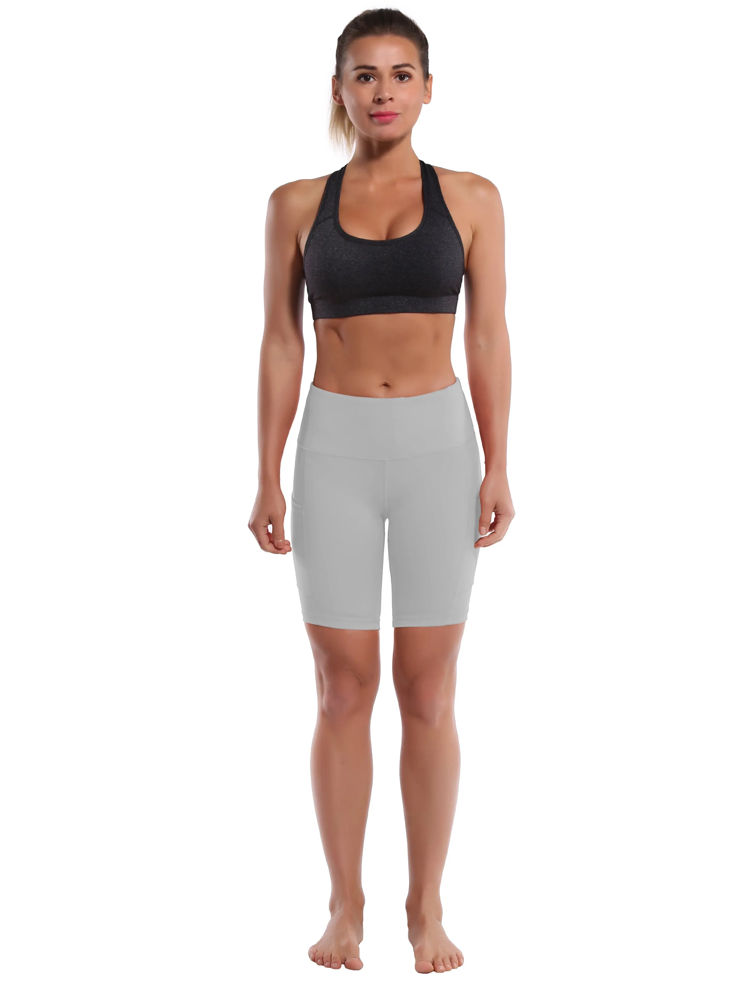 8" Side Pockets Golf Shorts lightgray_Golf