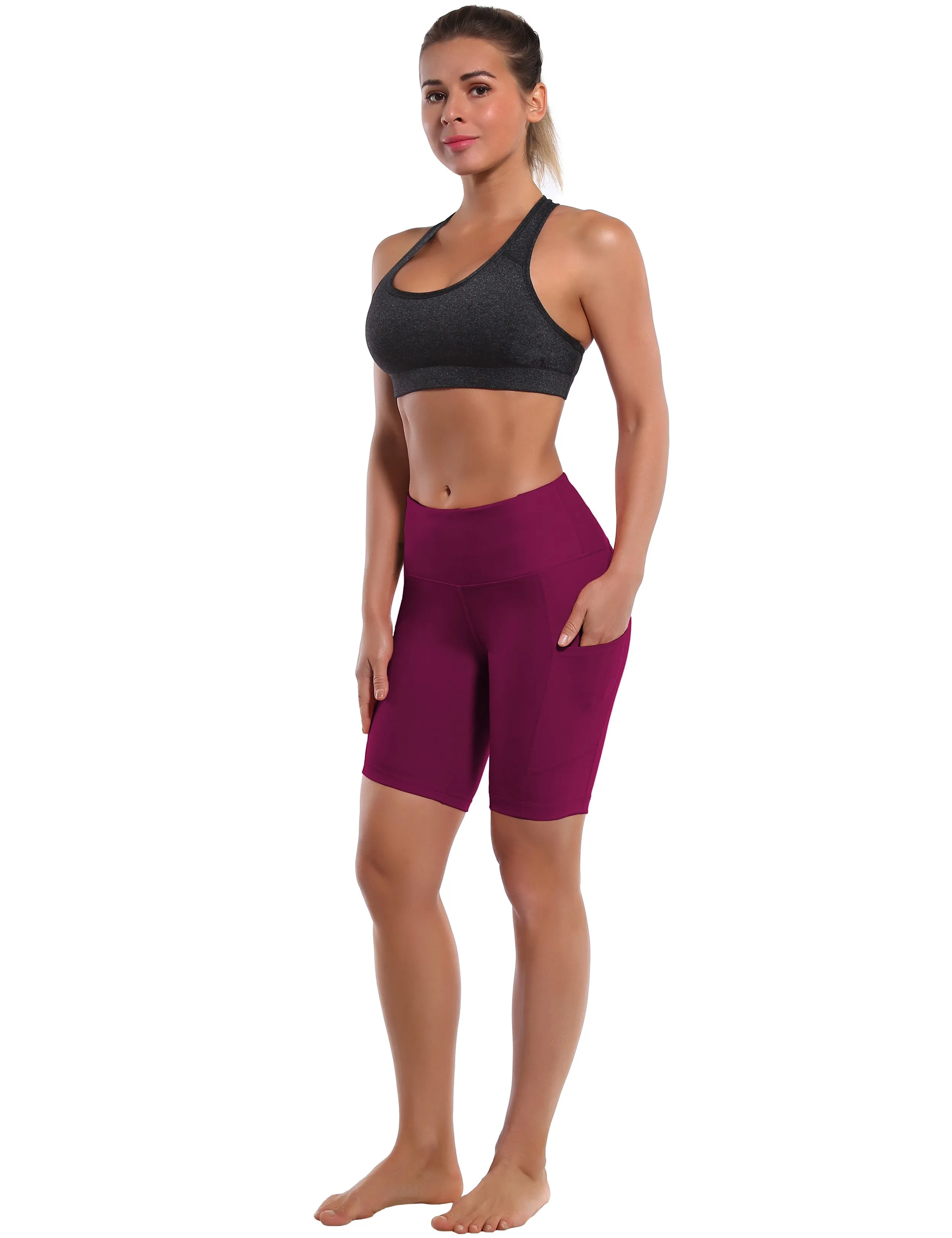 8" Side Pockets Gym Shorts grapevine_Gym