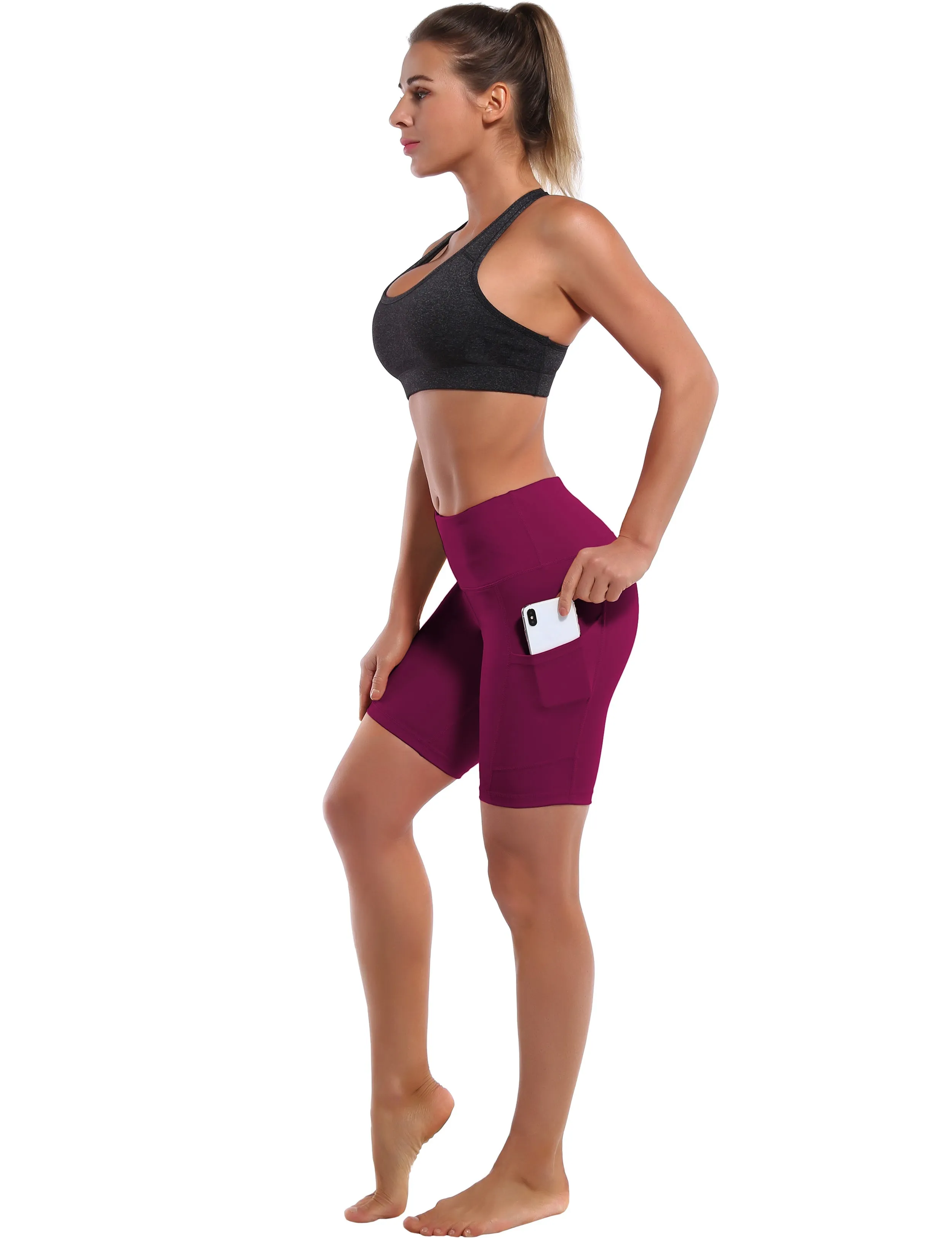 8" Side Pockets Gym Shorts grapevine_Gym