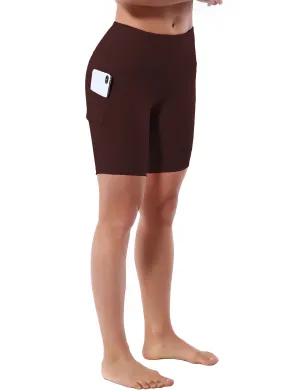8" Side Pockets Gym Shorts mahoganymaroon_Gym