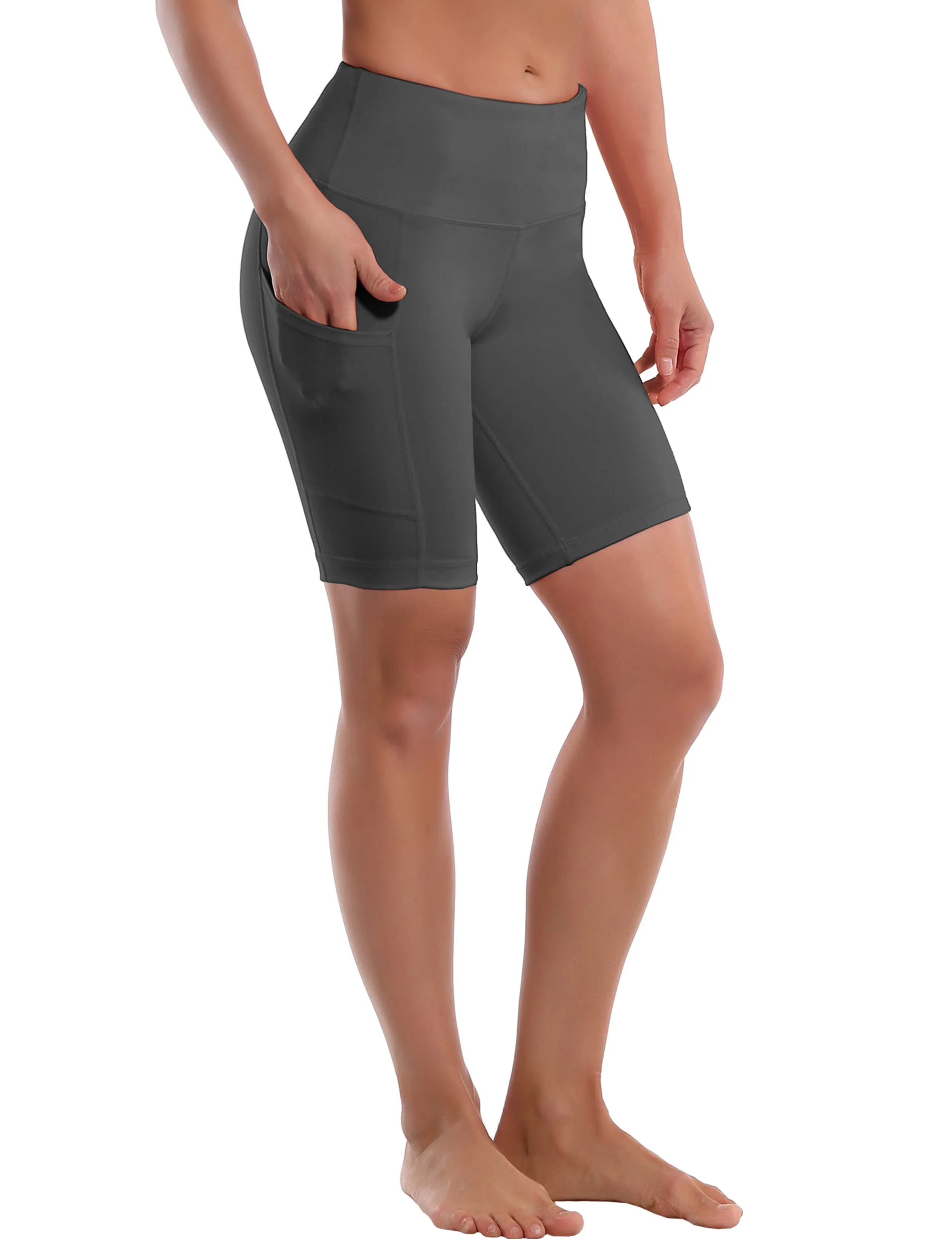 8" Side Pockets Tall Size Shorts shadowcharcoal_Tall Size