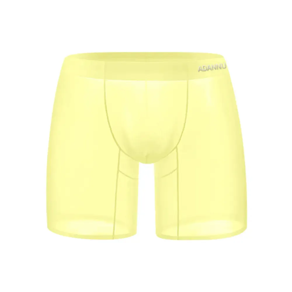 Adannu Men's Sexy Micro-Elastic Mesh Boxer Shorts – Ultimate Comfort & Style