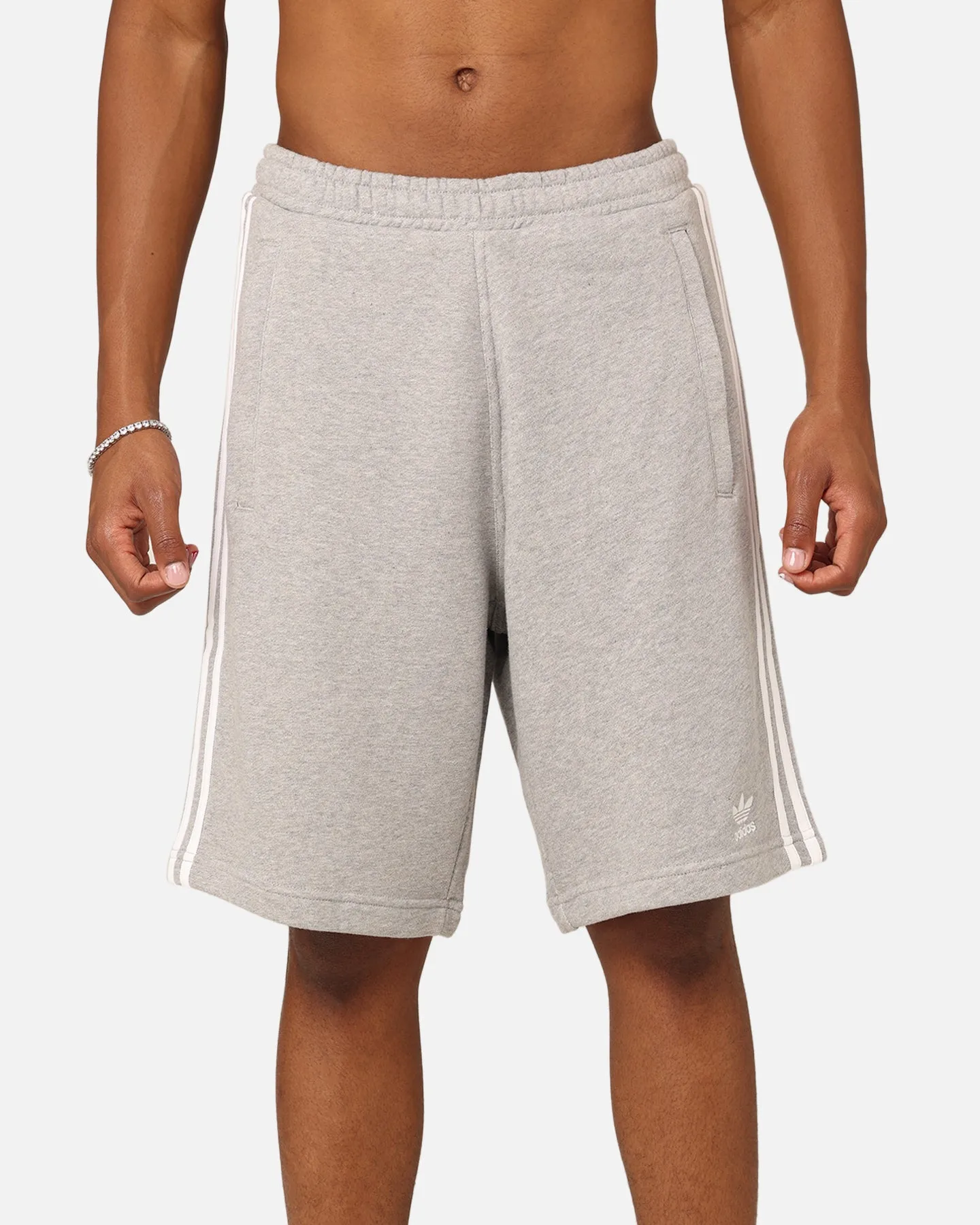 Adidas Adicolour Classics 3-Stripe Sweat Shorts Mint Grey