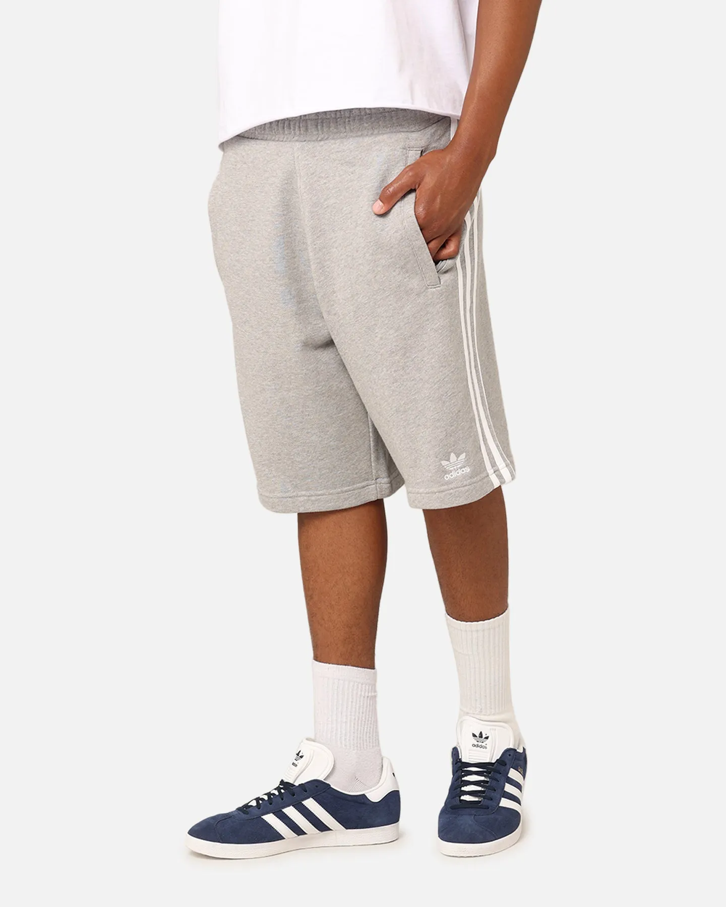 Adidas Adicolour Classics 3-Stripe Sweat Shorts Mint Grey