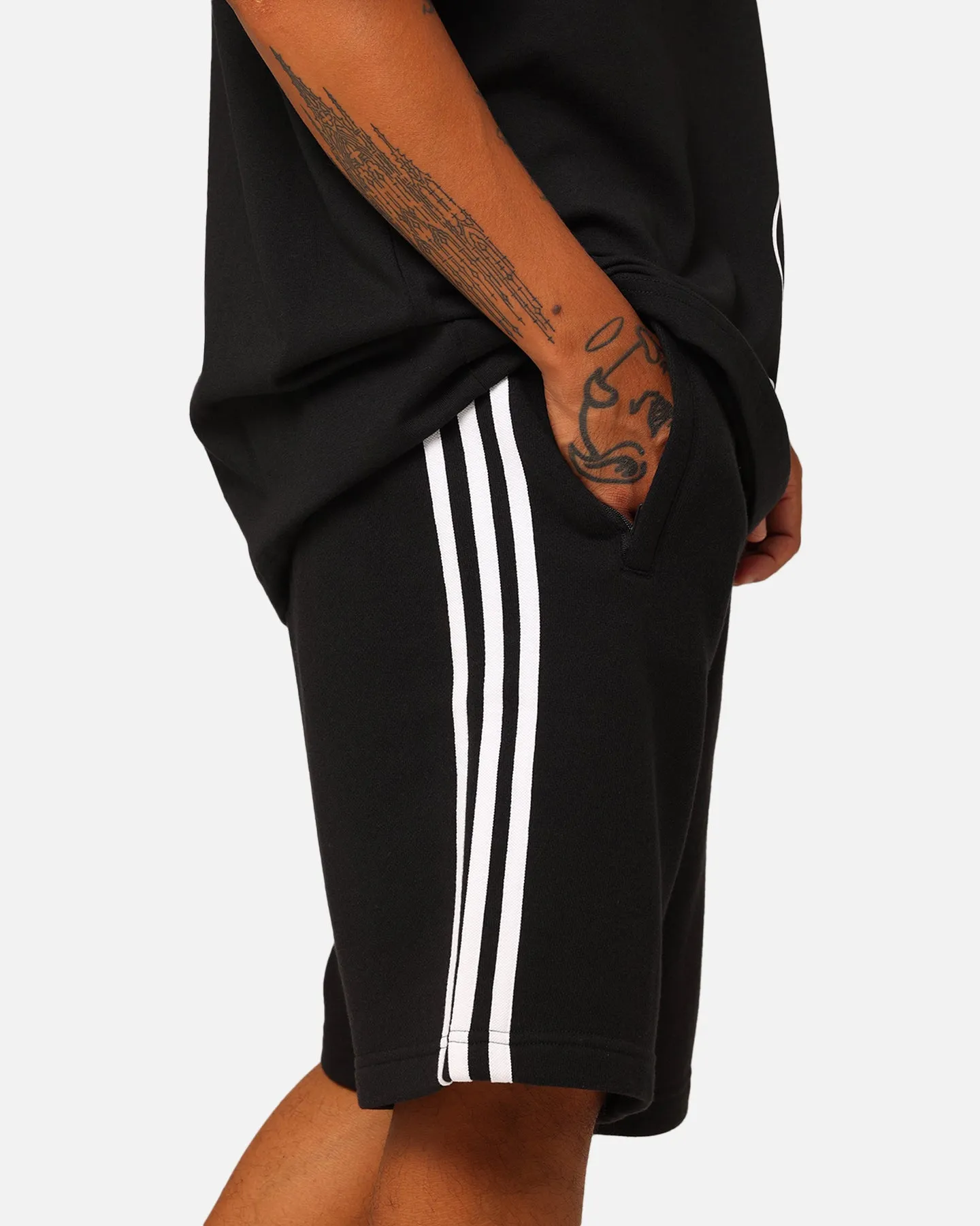 Adidas Adicolour Classics 3-Stripes Sweat Shorts Black
