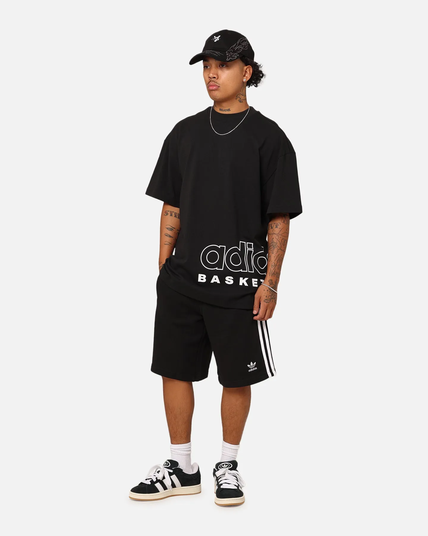 Adidas Adicolour Classics 3-Stripes Sweat Shorts Black