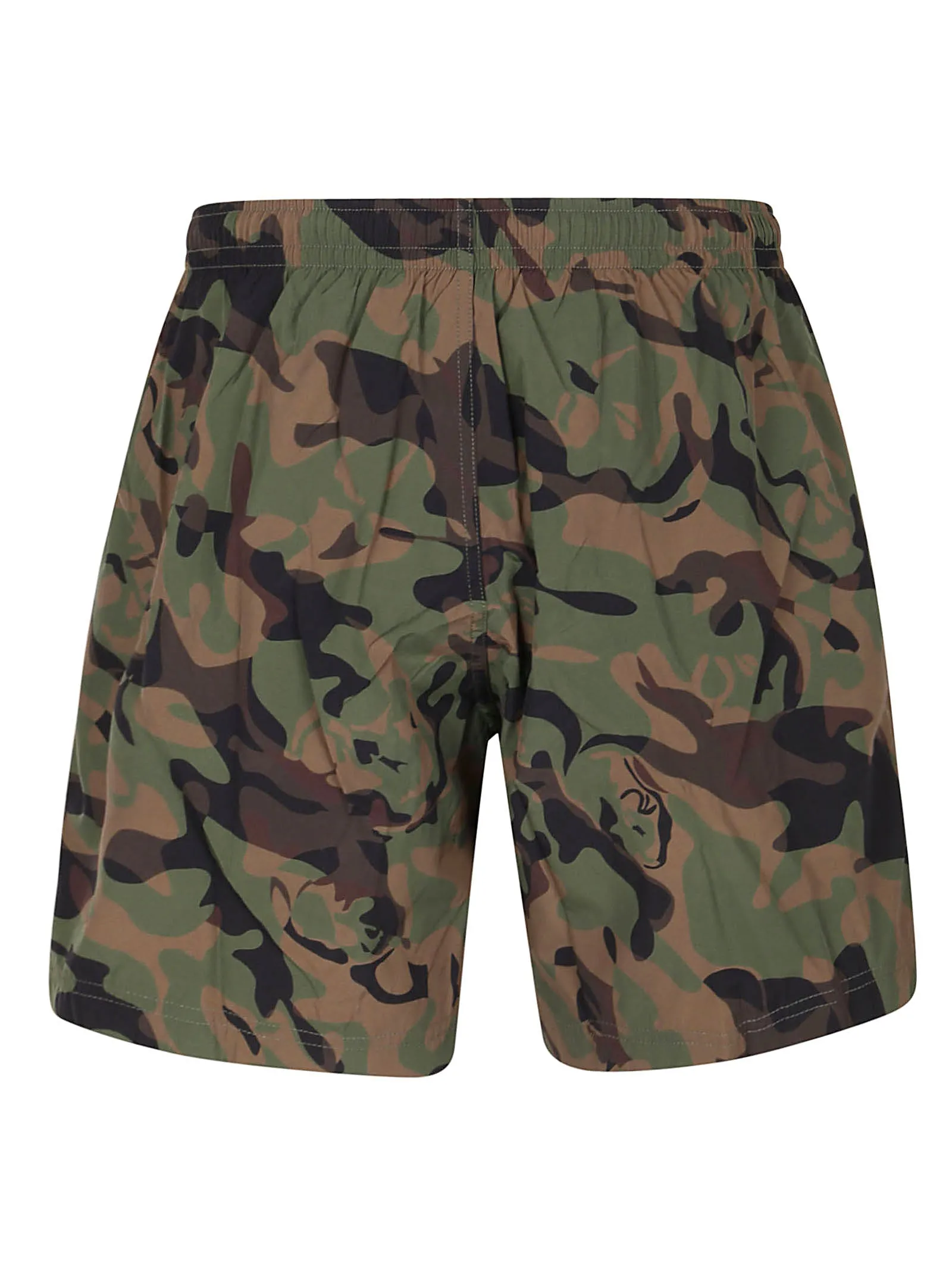 Alexander McQueen Camouflage Printed Straight Leg Swim Shorts