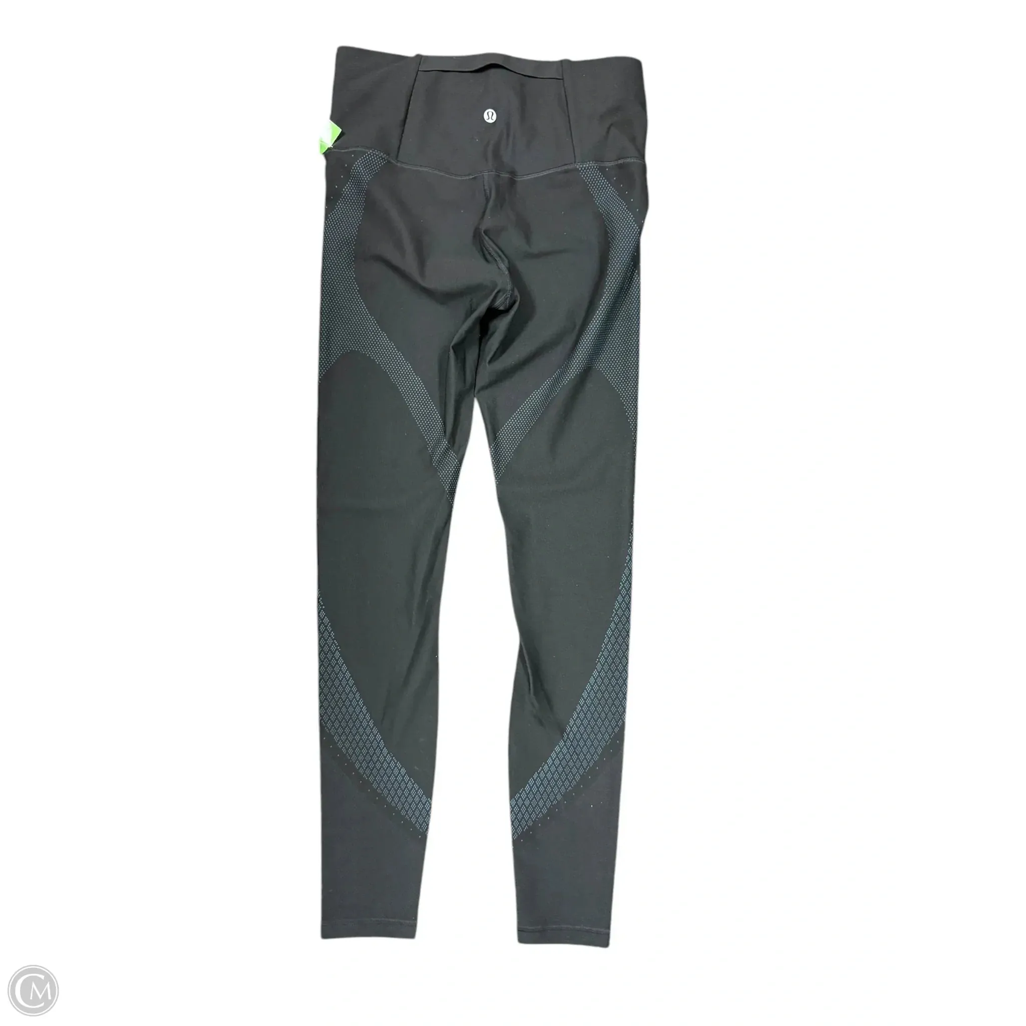 Athletic Leggings By Lululemon In Black & Blue, Size: 8