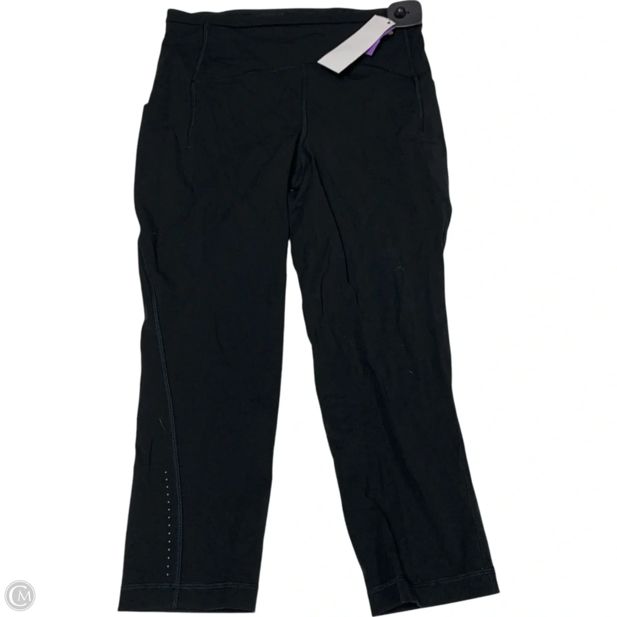 Athletic Leggings Capris By Lululemon In Black, Size: M