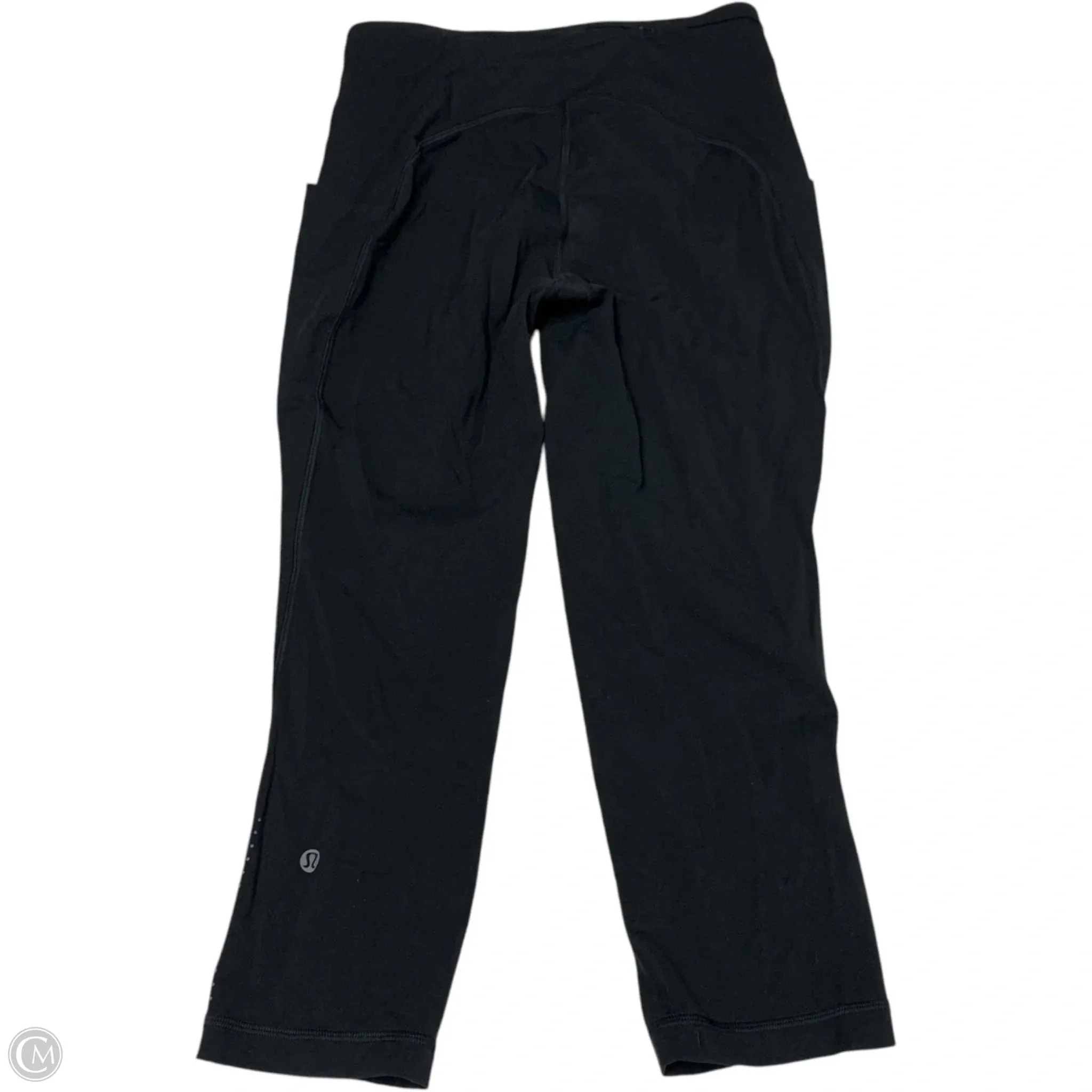 Athletic Leggings Capris By Lululemon In Black, Size: M