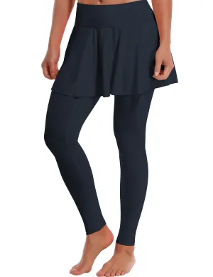 Athletic Tennis Golf Skort with Pocket Shorts darknavy_Running