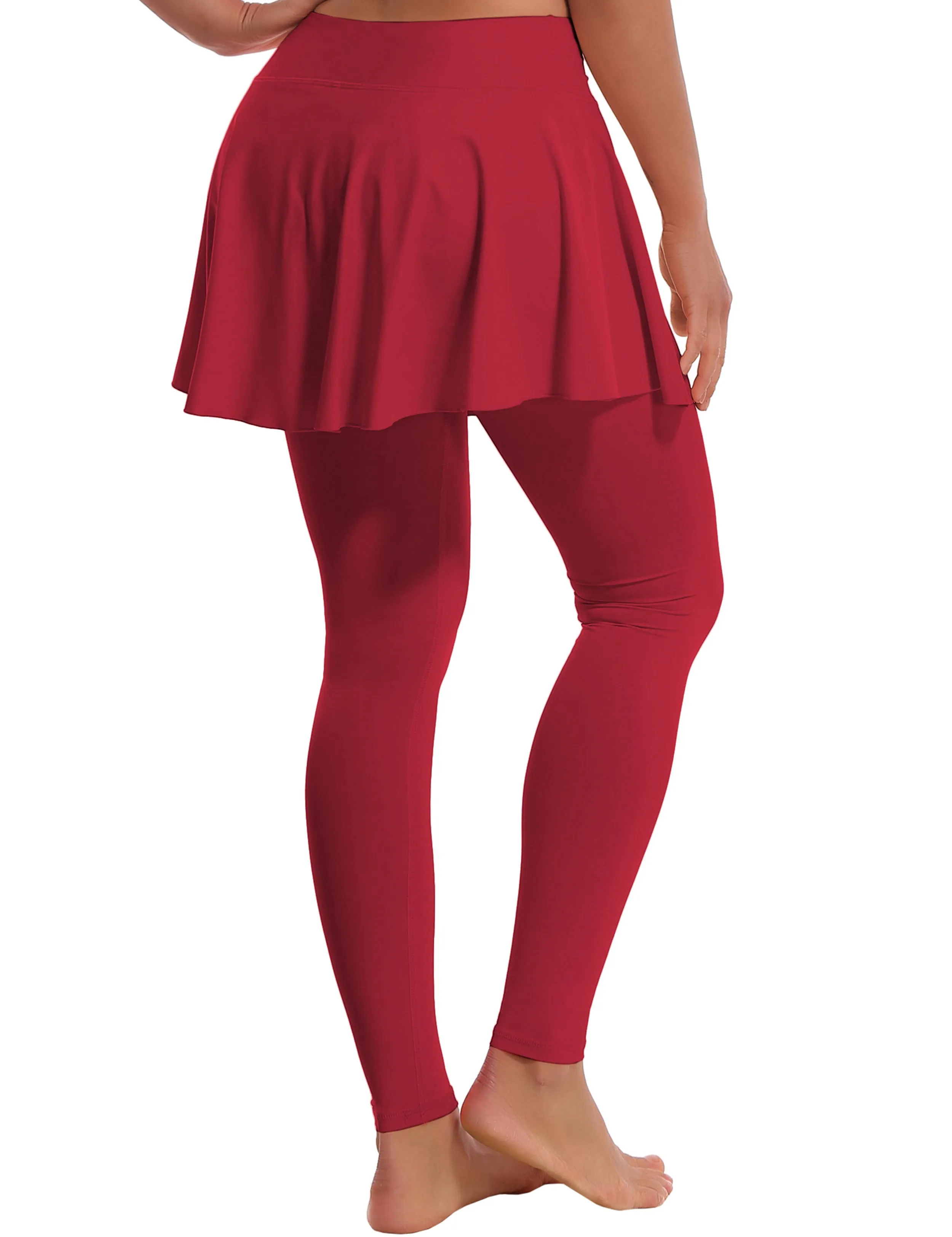 Athletic Tennis Golf Skort with Pocket Shorts rosecoral_Running